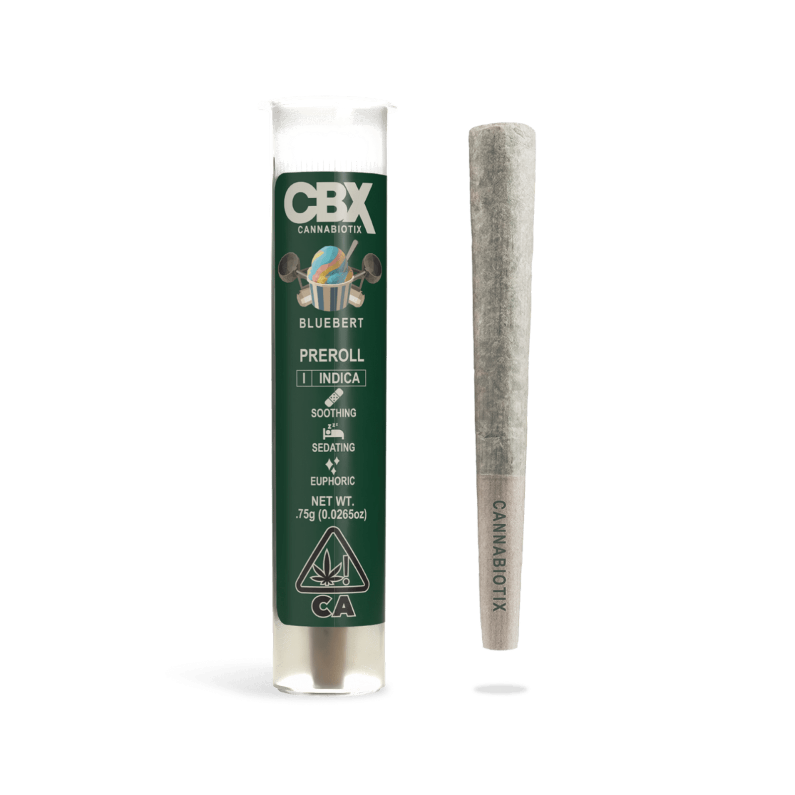 Bluebert (I) | .75g Indoor Preroll | CBX