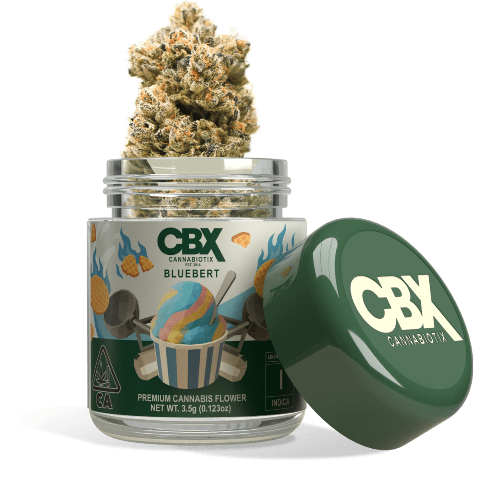 Bluebert (I) | 3.5g Premium Indoor Flower | CBX