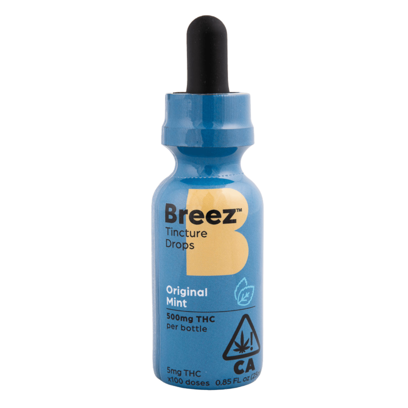 Original Mint Tincture Drops | 500mg THC Tincture | Breez