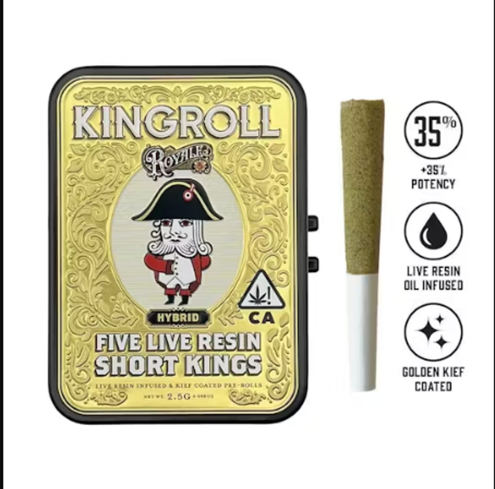 Forbidden Blue (H) | .5g 5pk Kingroll Royale Preroll | Kingroll
