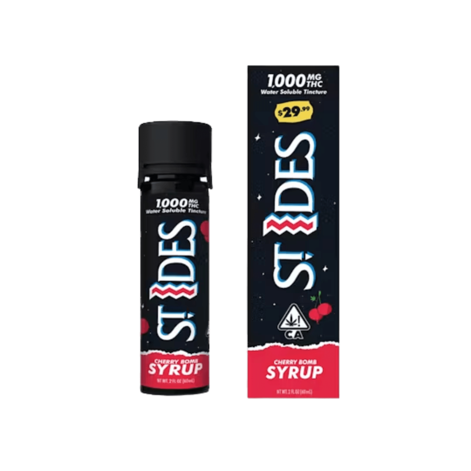 Cherry Bomb | 2oz 1000mg Syrup Tincture | St Ides