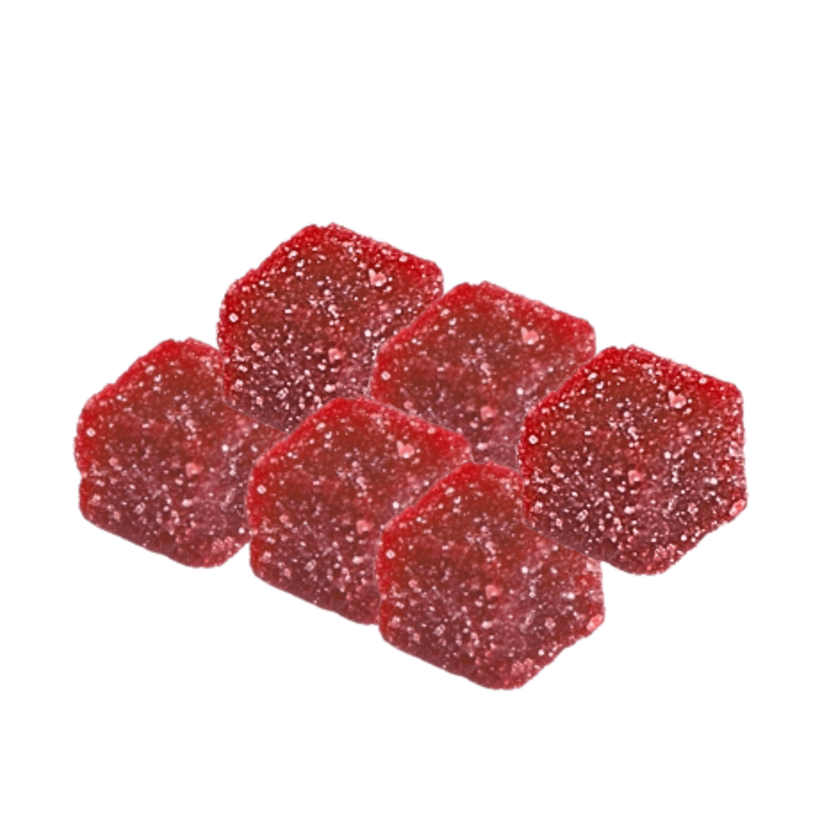 Cranberry (Looking Glass) (H) | 20pk 2.5mg CBD:THC:CBC:CBG per piece (20pk) Live Rosin Jellies | Drops - view 2