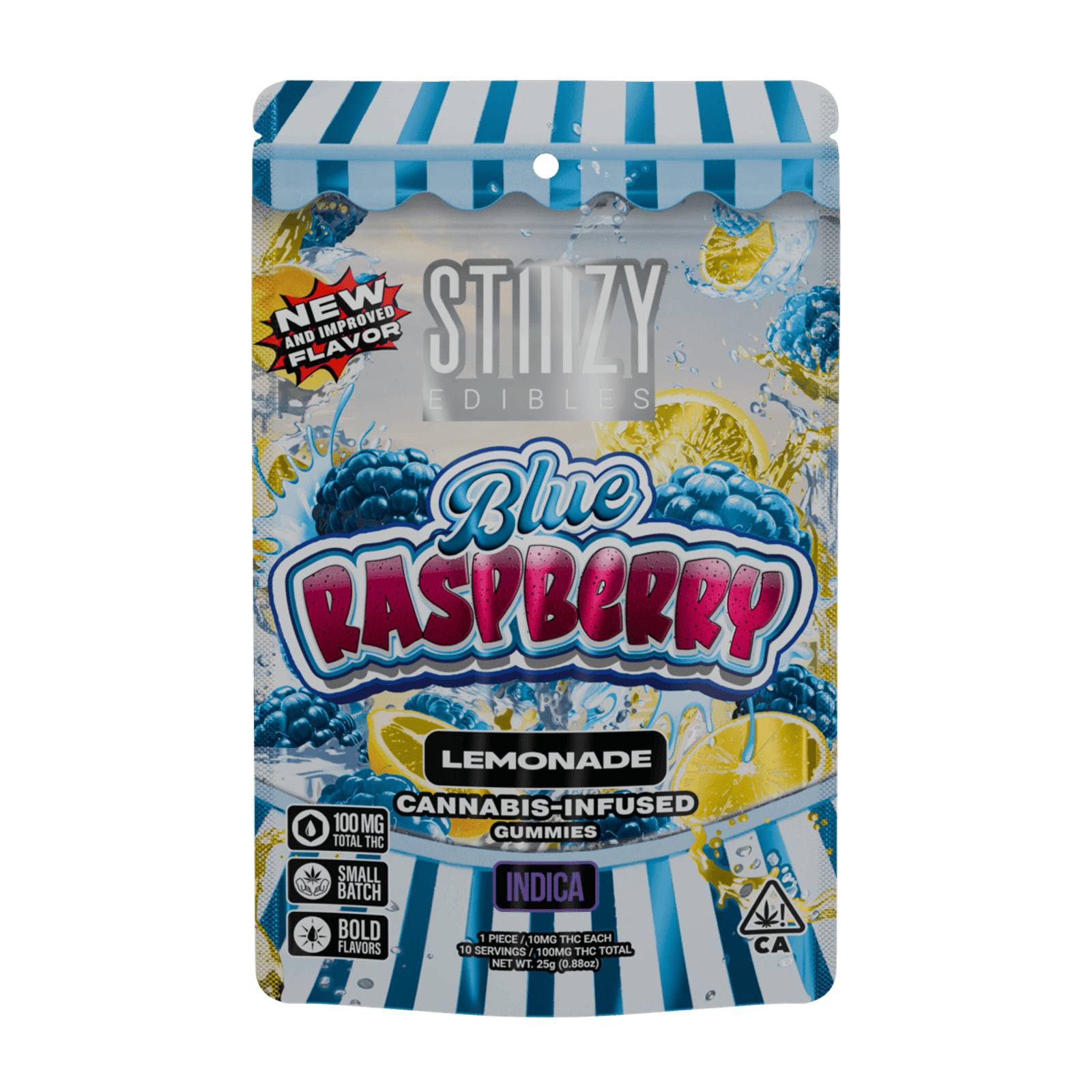 Lemonade Blue Raspberry (I) | 10mg 10pk Fast Acting Nano Enhanced Gummies | Stiiizy