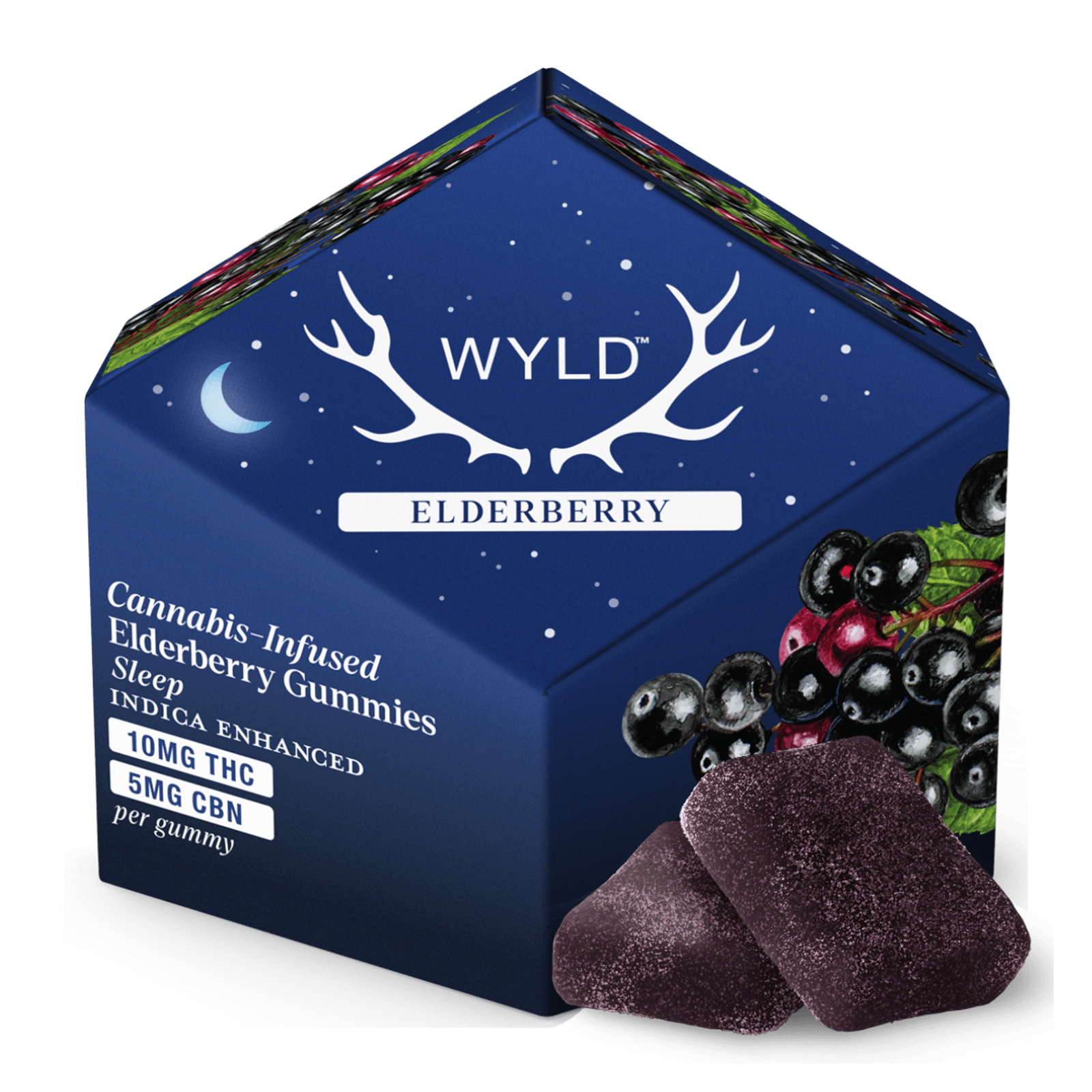 Elderberry (I) | 10mg THC: 5mg CBN 10pk Gummies | Wyld
