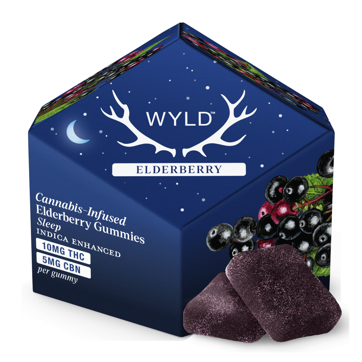 Elderberry (I) | 10mg THC: 5mg CBN 10pk Gummies | Wyld