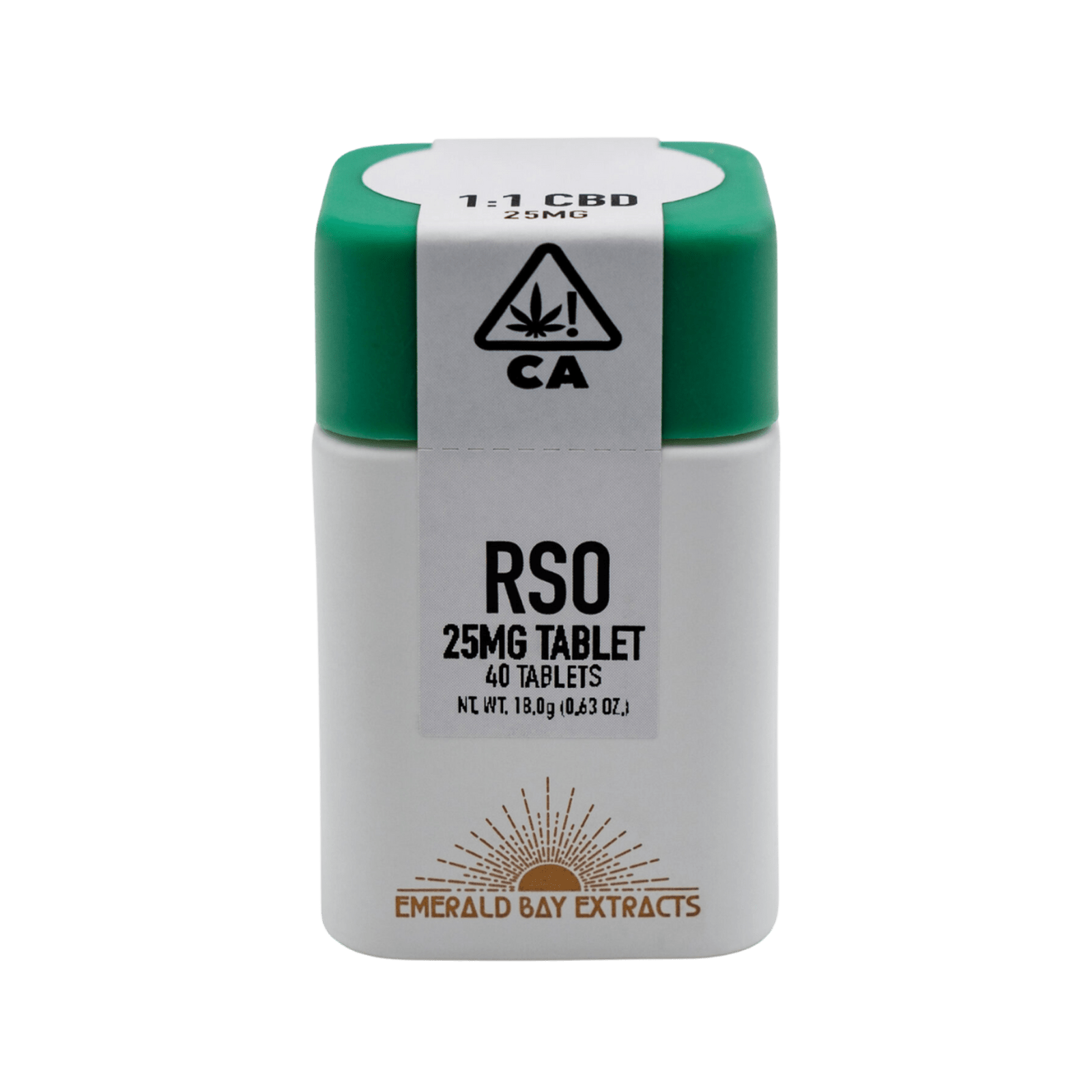 Pear Blossom (CBD) | 26:1 CBD:THC 25mg/1000mg RSO Tablets | Emerald Bay Extracts - view 3