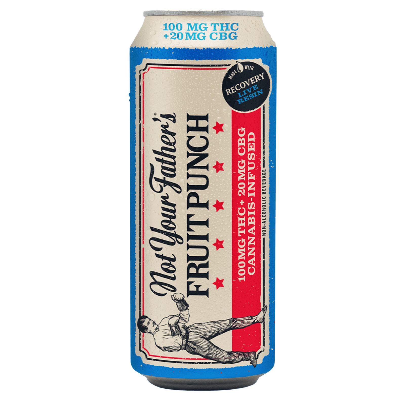 Fruit Punch (Recovery) | 16oz 100mg THC:20mg CBG Live Resin Beverage | Not Your Father's