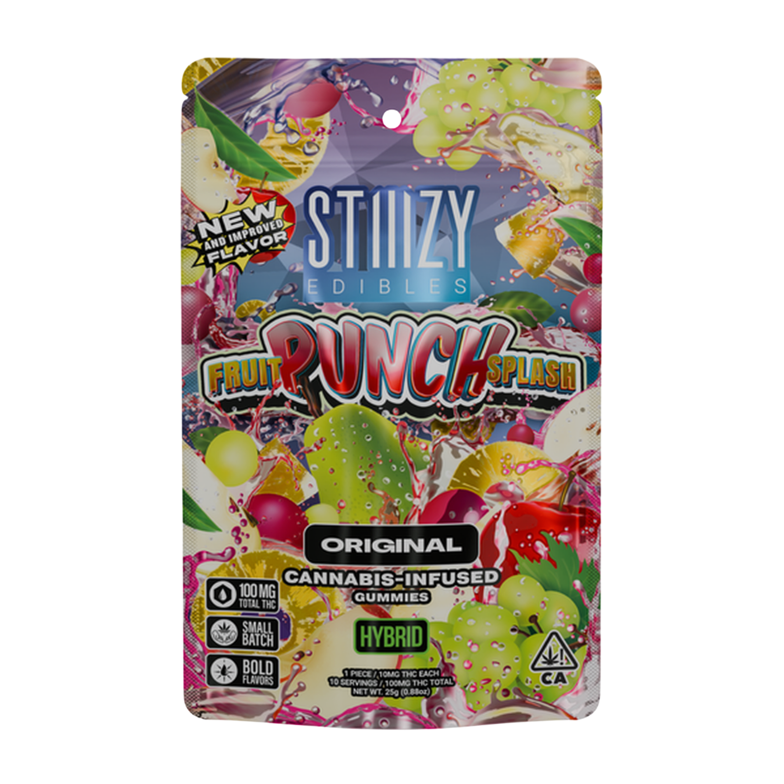 Fruit Punch Splash (H) | 10mg 10pk Fast Acting Nano Enhanced Gummies | Stiiizy
