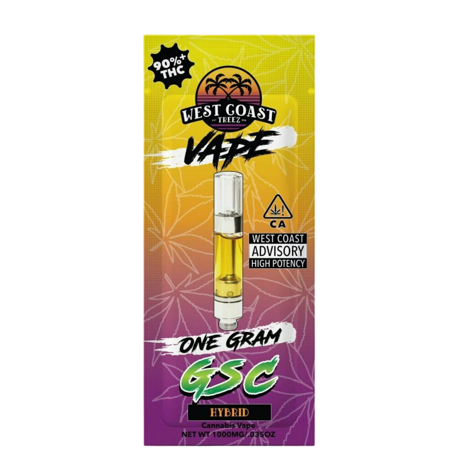 GSC (H) | 1g Cart Vape | West Coast Treez