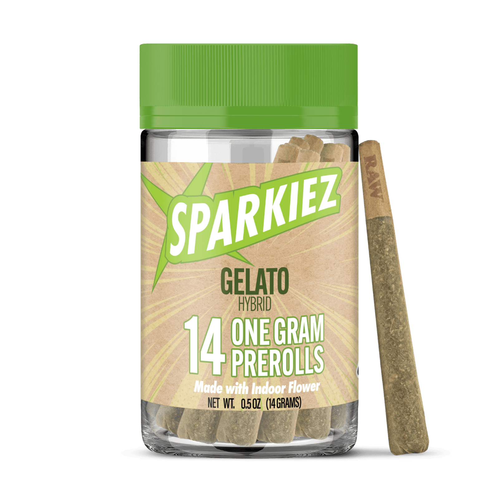 Gelato (H) | 1g 14pk Indoor Prerolls | Sparkiez