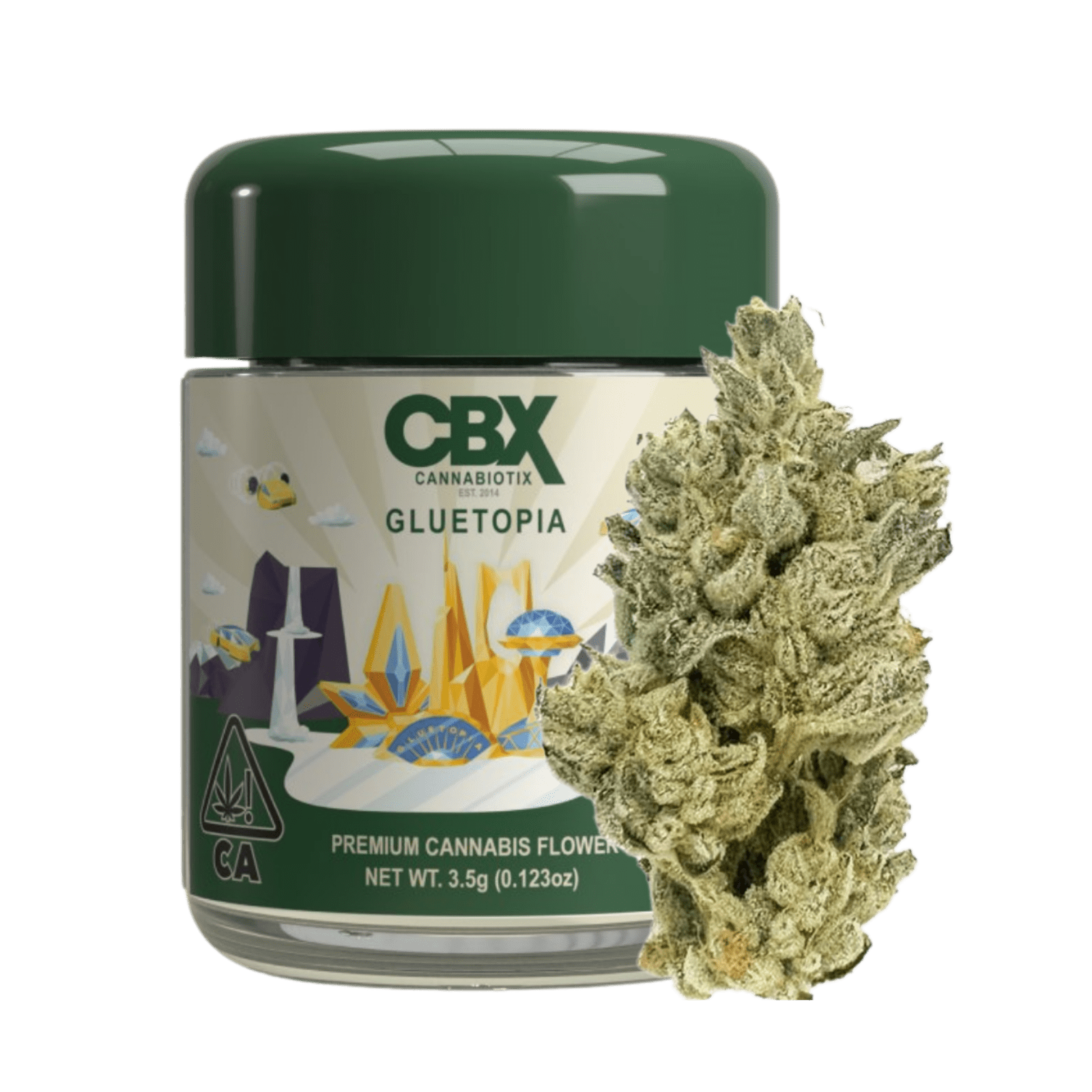Gluetopia (H) | 3.5g Premium Flower | CBX