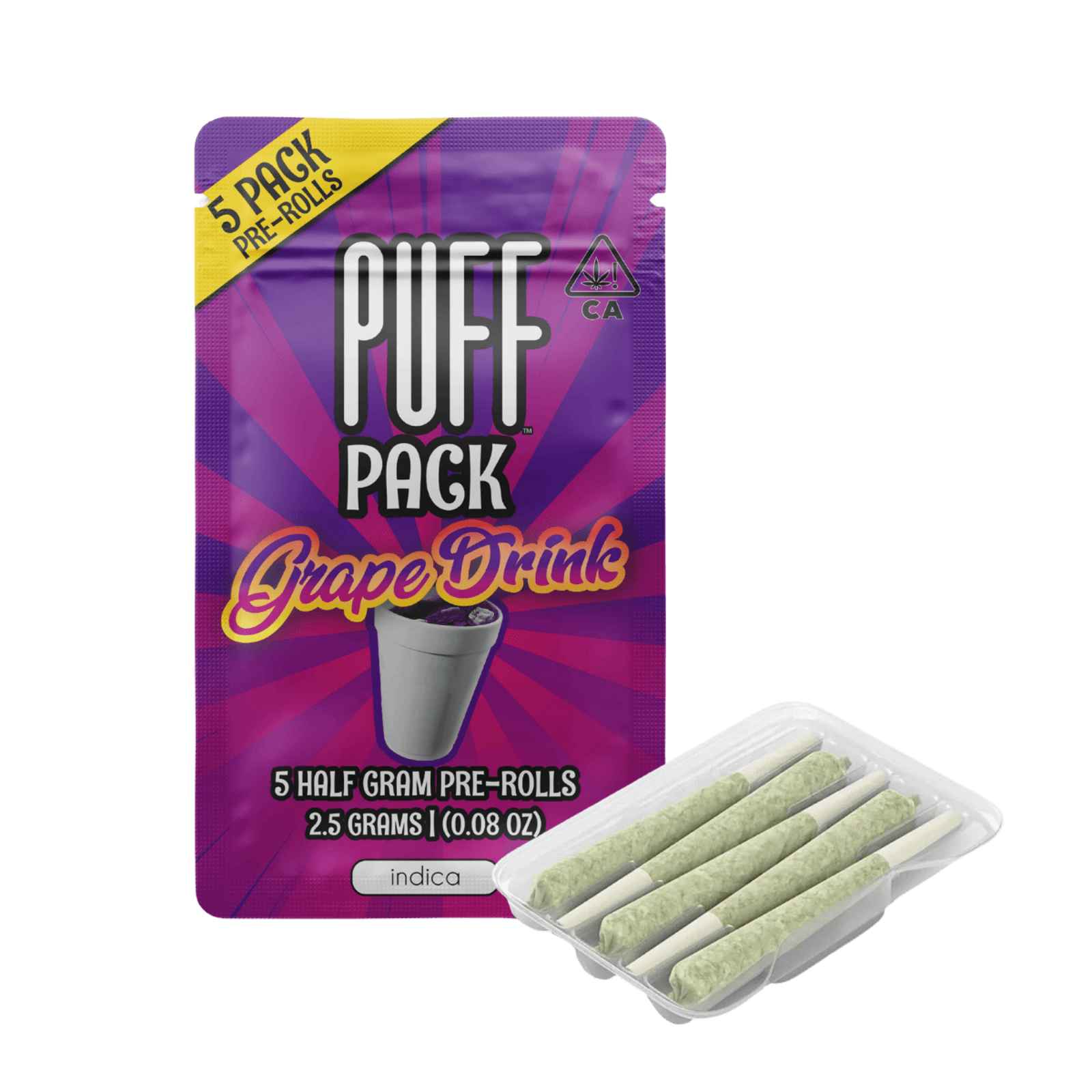 Grape Drink (I) | .5g 5pk Prerolls  | Puff