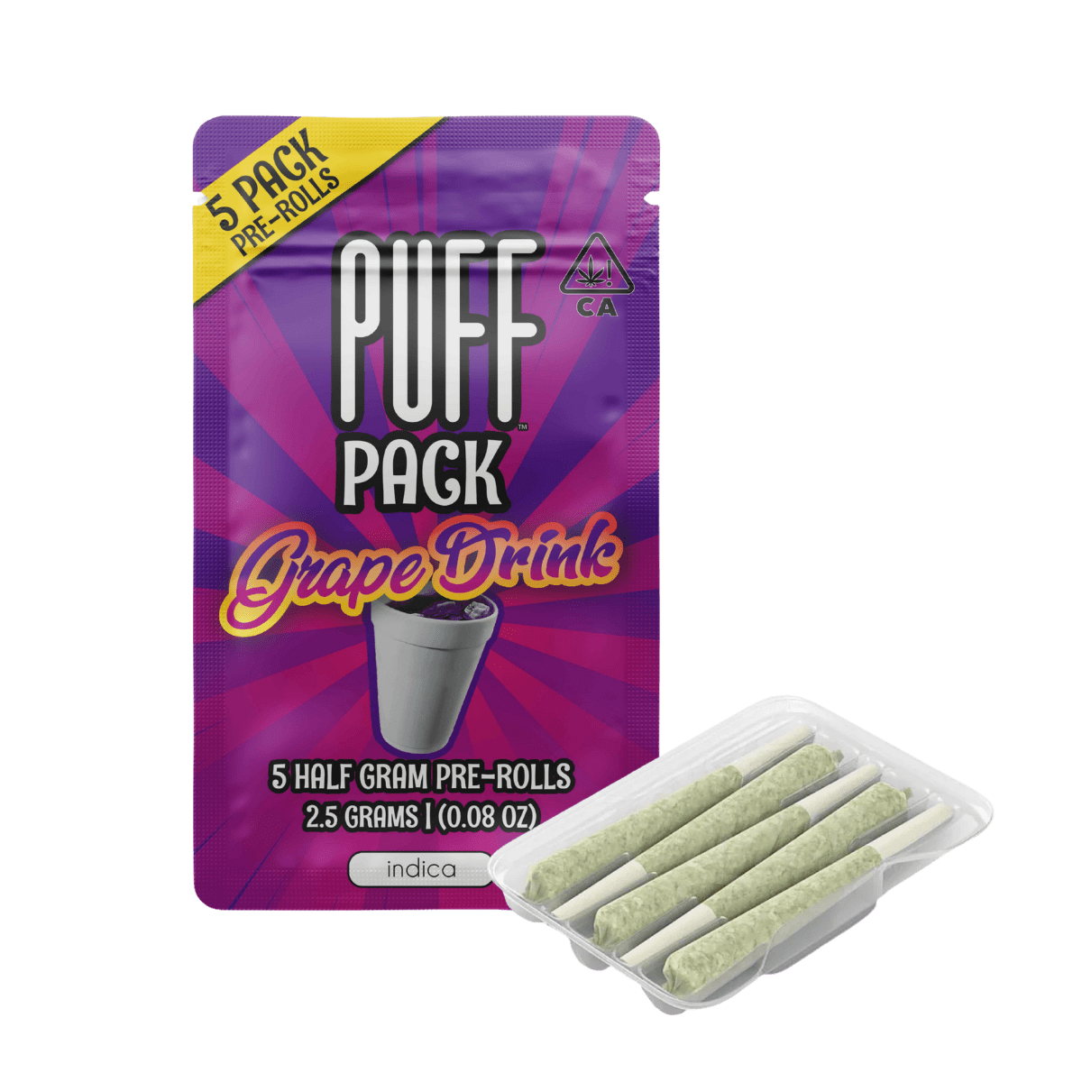 Grape Drink (I) | .5g 5pk Prerolls | Puff