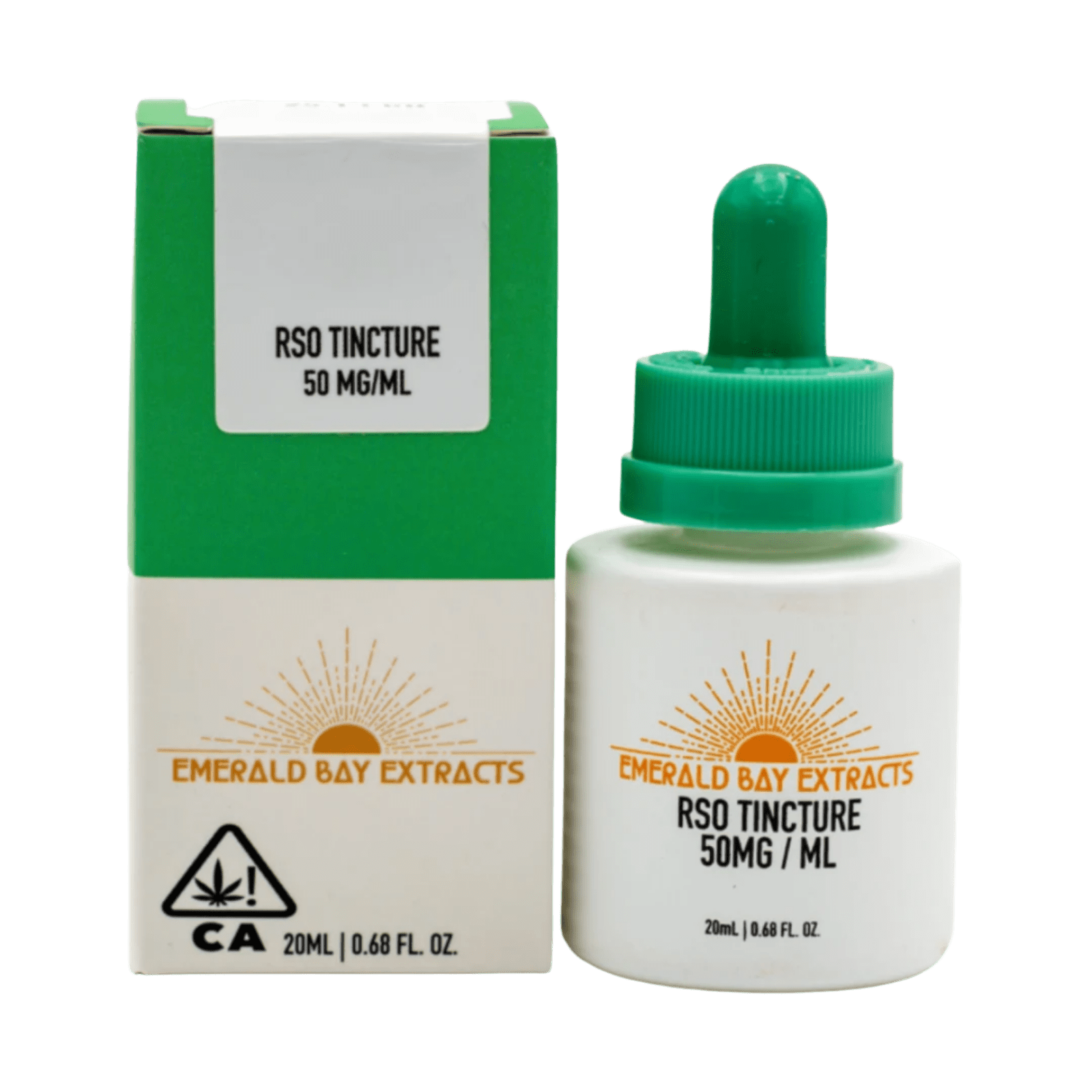 Gush Mints (S) | 1000mg 1:1 CBD:THC RSO Tincture | Emerald Bay Extracts
