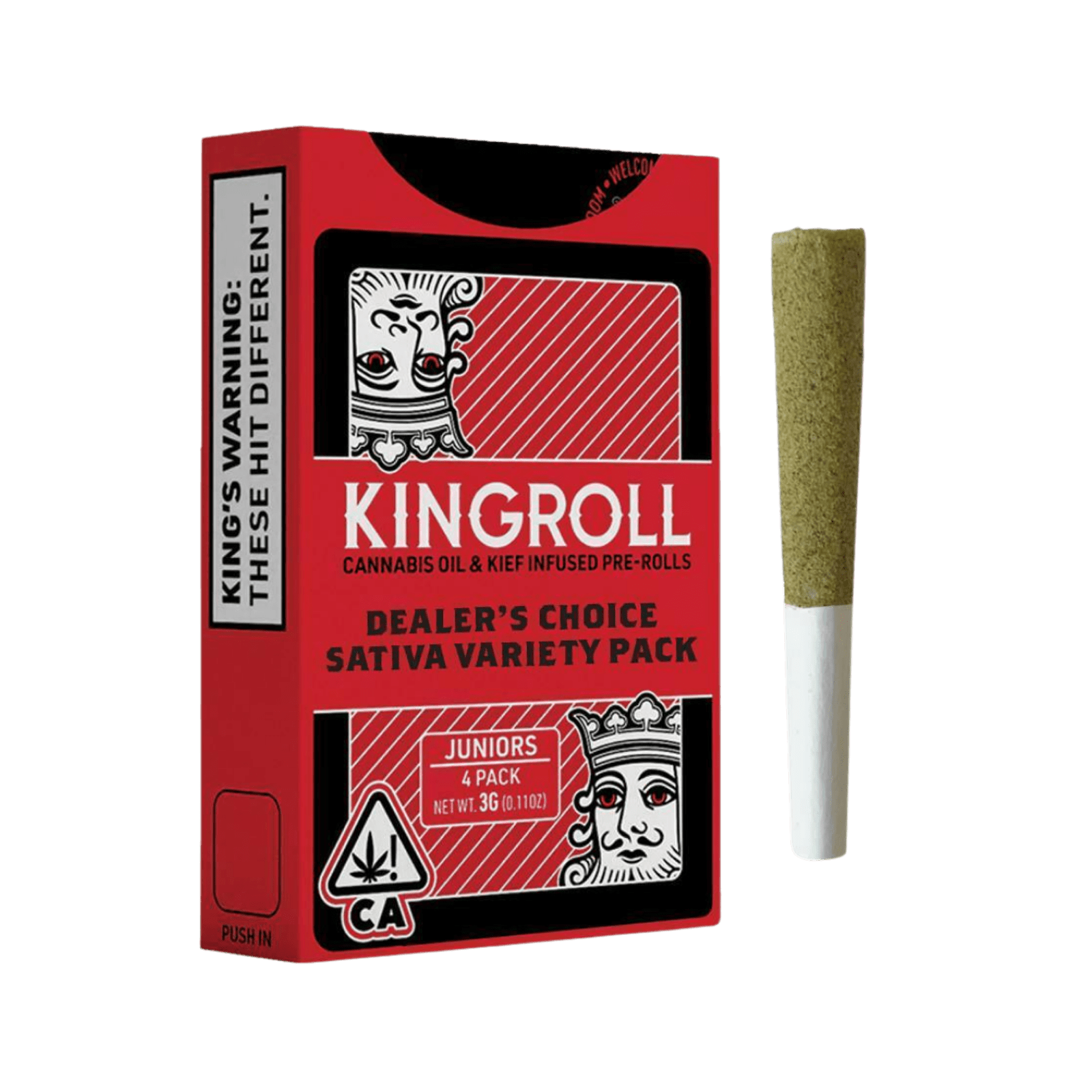 Dealers Choice Variety Mix #9 (S) | .75g 4pk Infused Prerolls | Kingroll