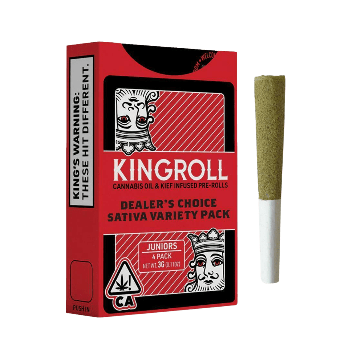 Dealers Choice Variety Mix #9 (S) | .75g 4pk Infused Prerolls | Kingroll