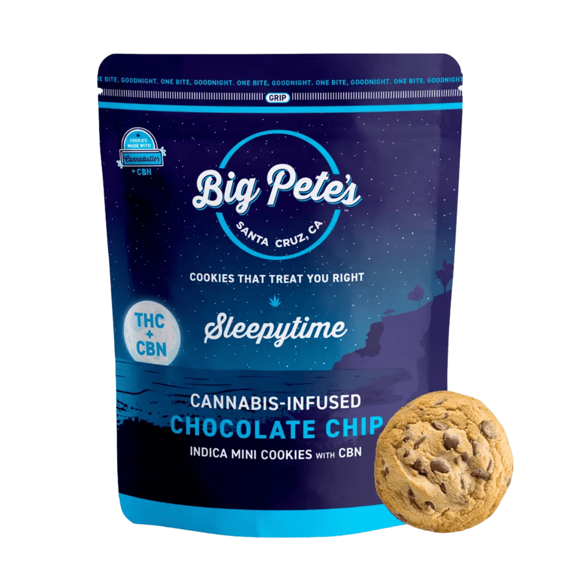 Chocolate Chip (Sleepytime) (I) | 10:5 THC:CBN 10pk Cookies | Big Pete's Treats