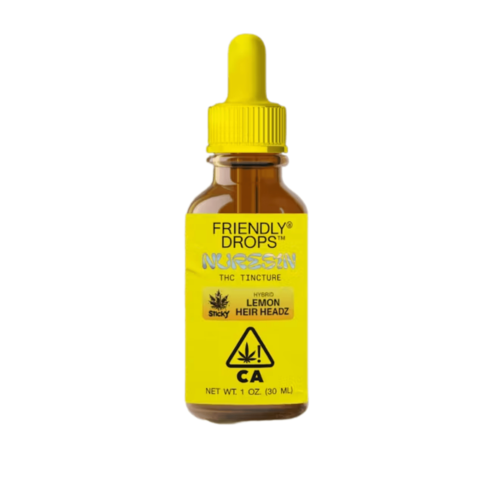 Lemon Heir Headz (H) | 1000mg Full Spectrum Tincture | Friendly Farms x Sticky