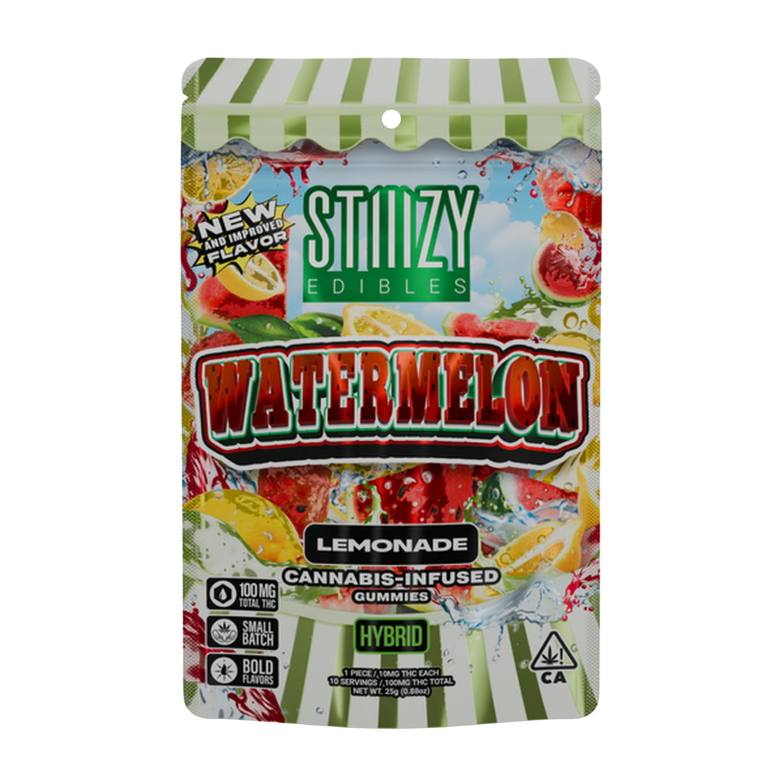 Lemonade Watermelon (H) | 10mg 10pk Fast Acting Nano Enhanced Gummies | Stiiizy