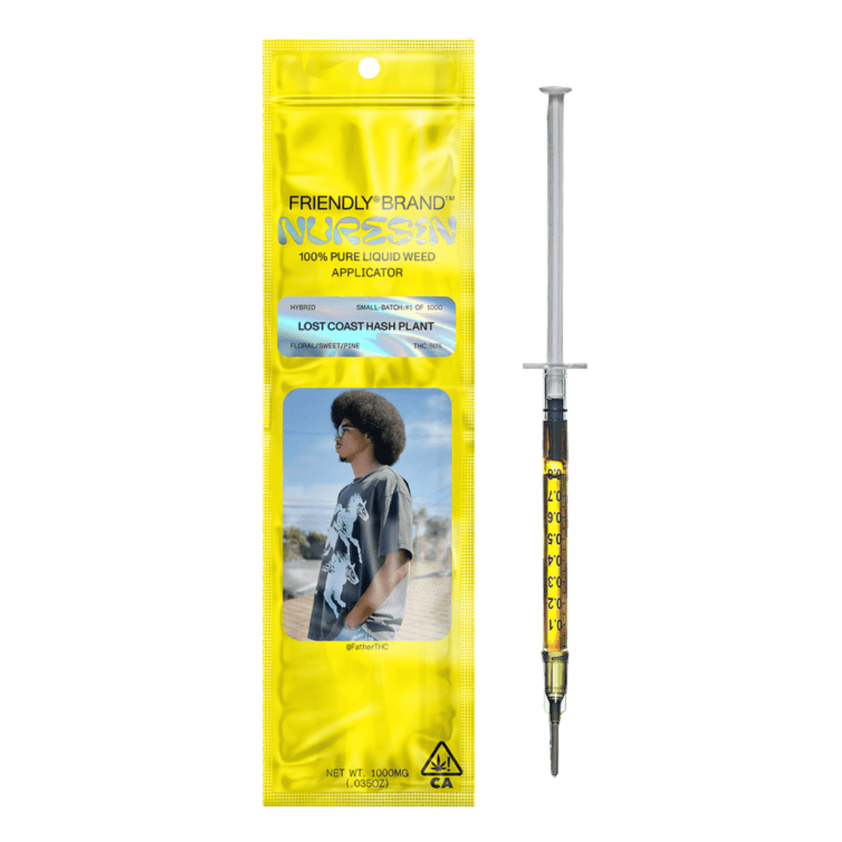 Lost Coast Hash Plant (H) | 1g Full Live Resin Applicator | Friendly Brand