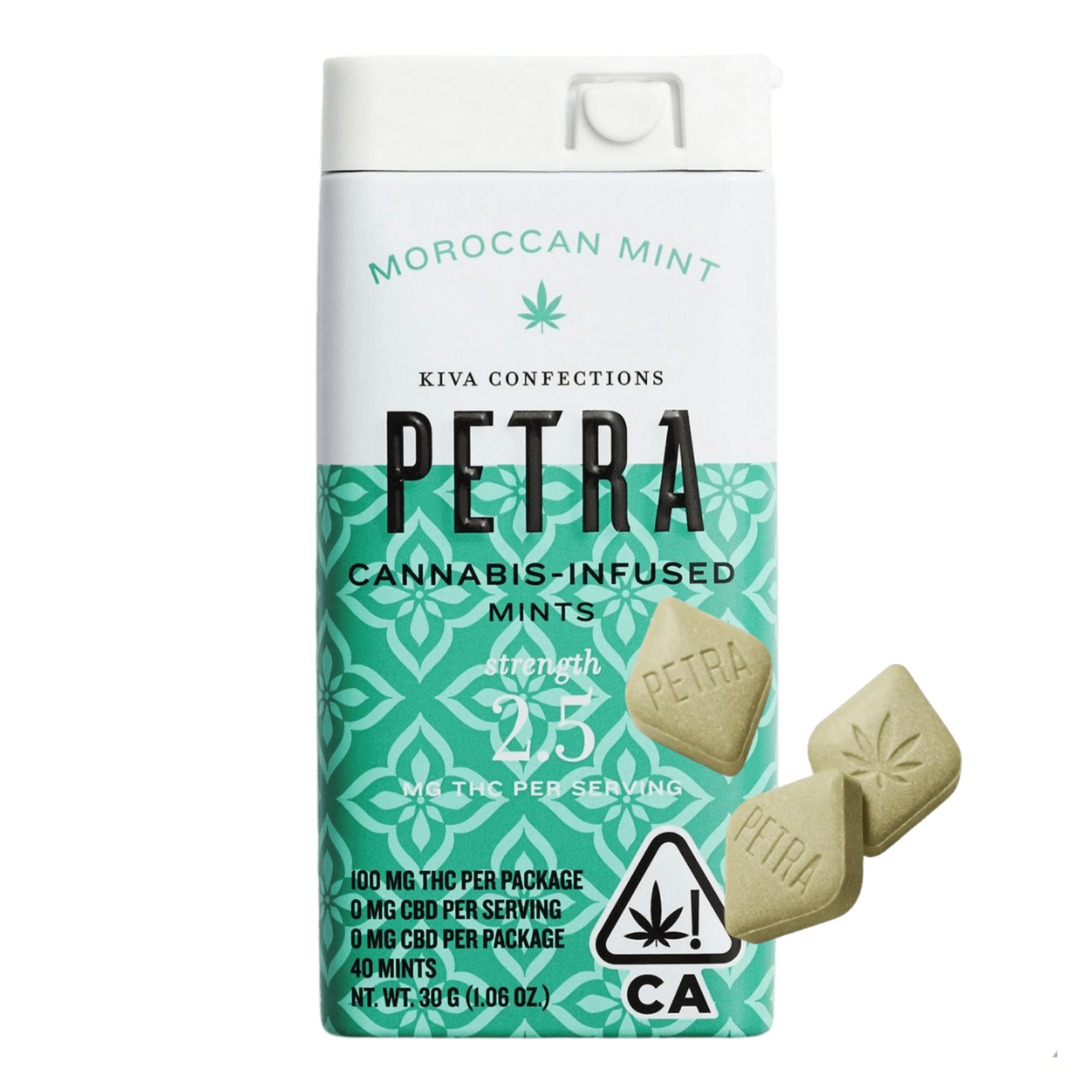 Moroccan Mint | 2.5mg THC 40pk Tablets | Petra
