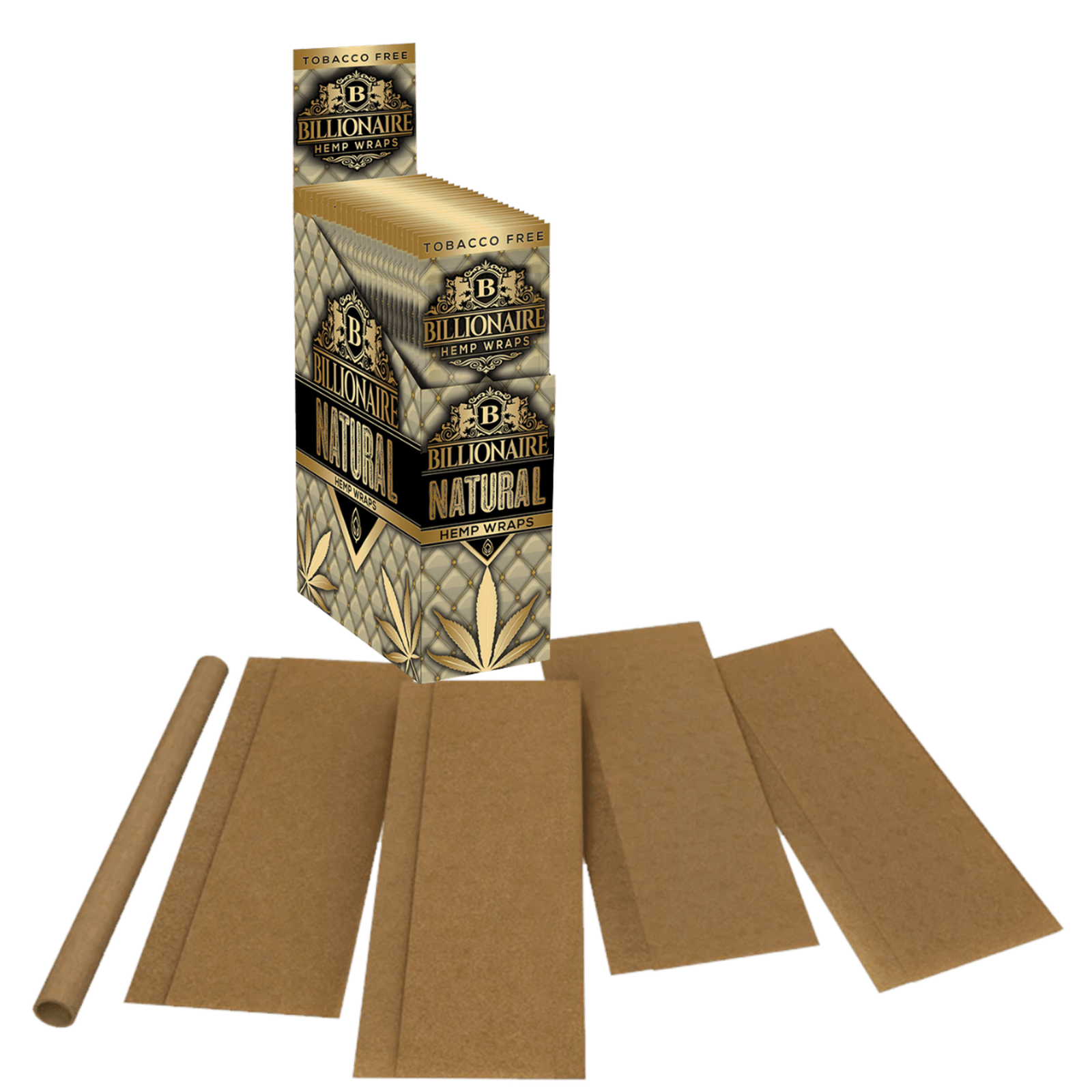 Natural | 2pk Hemp Wrap | Billionaire Blunt Wraps