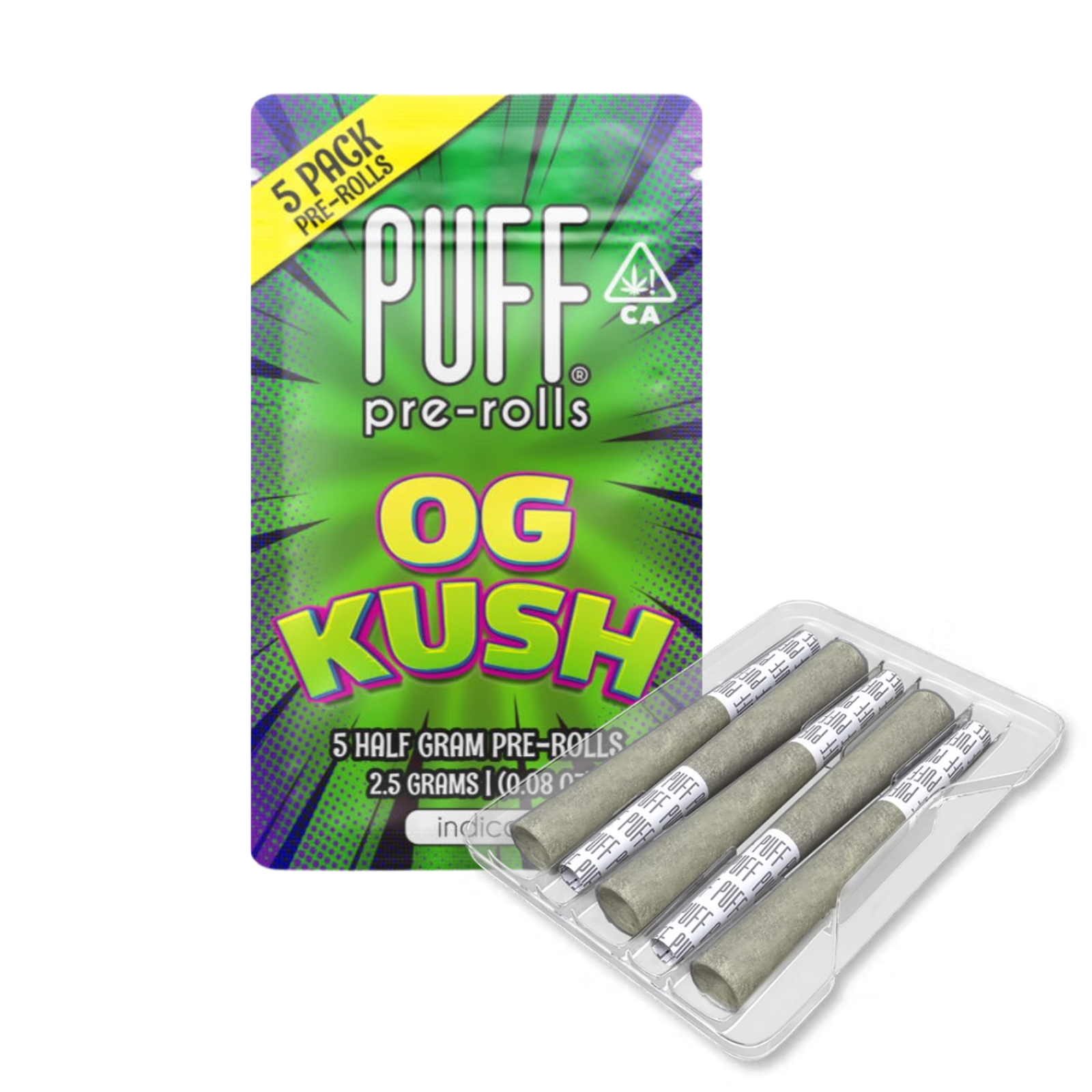 OG Kush (I) | .5g 5pk Prerolls | Puff