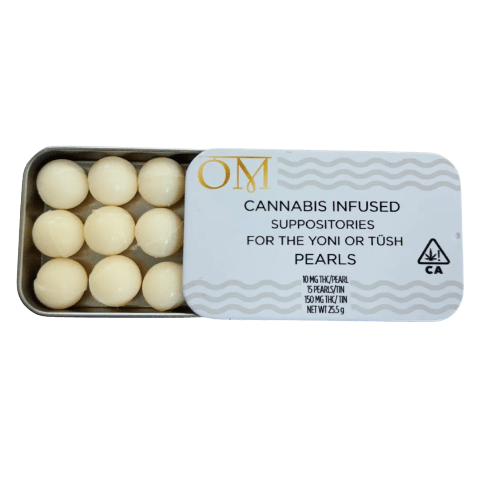 OM Pearls | 15mg 10pk Infused Suppositories | OM Living