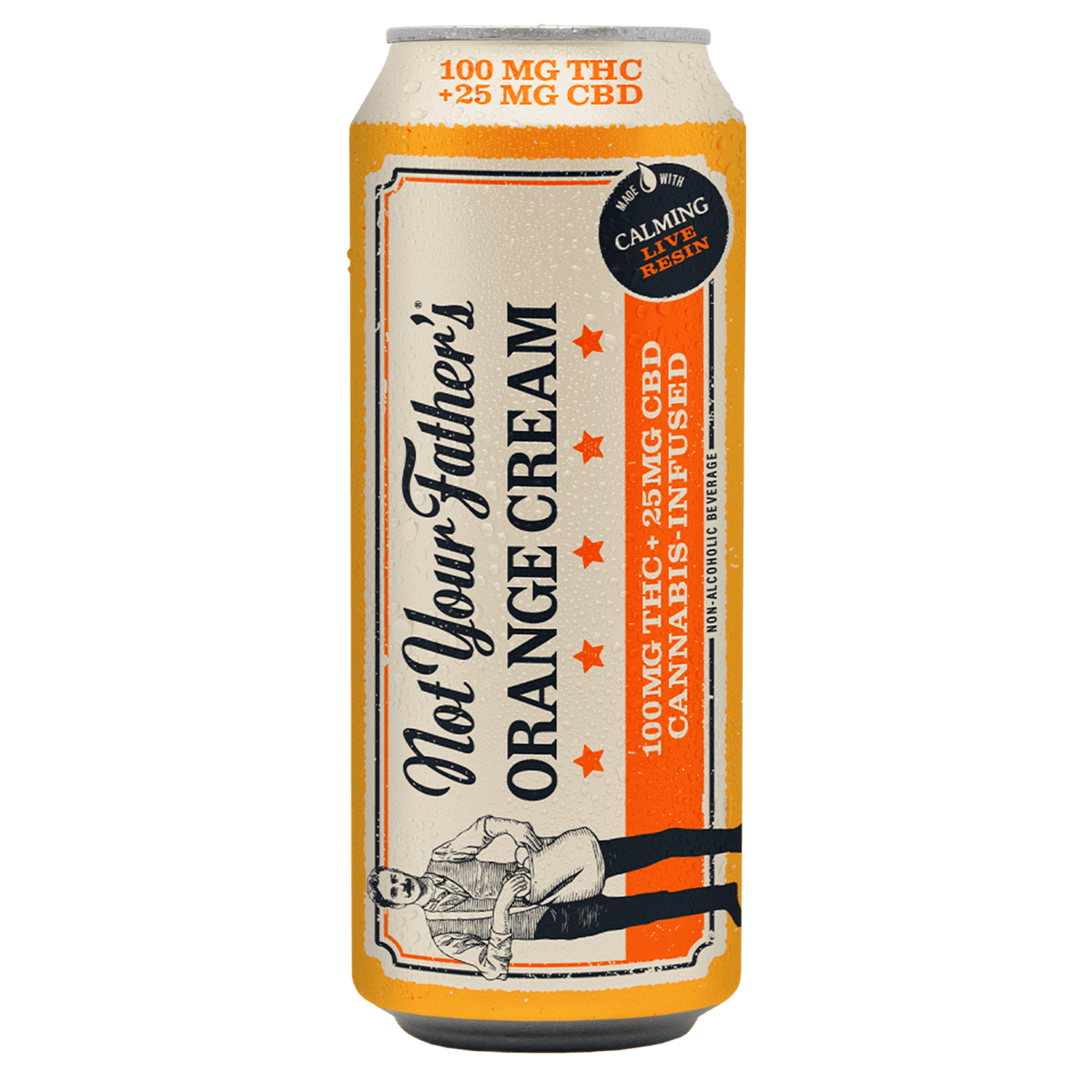 Orange Cream (Calming) | 16oz 100mg THC:25mg CBD Live Resin Beverage | Not Your Father's