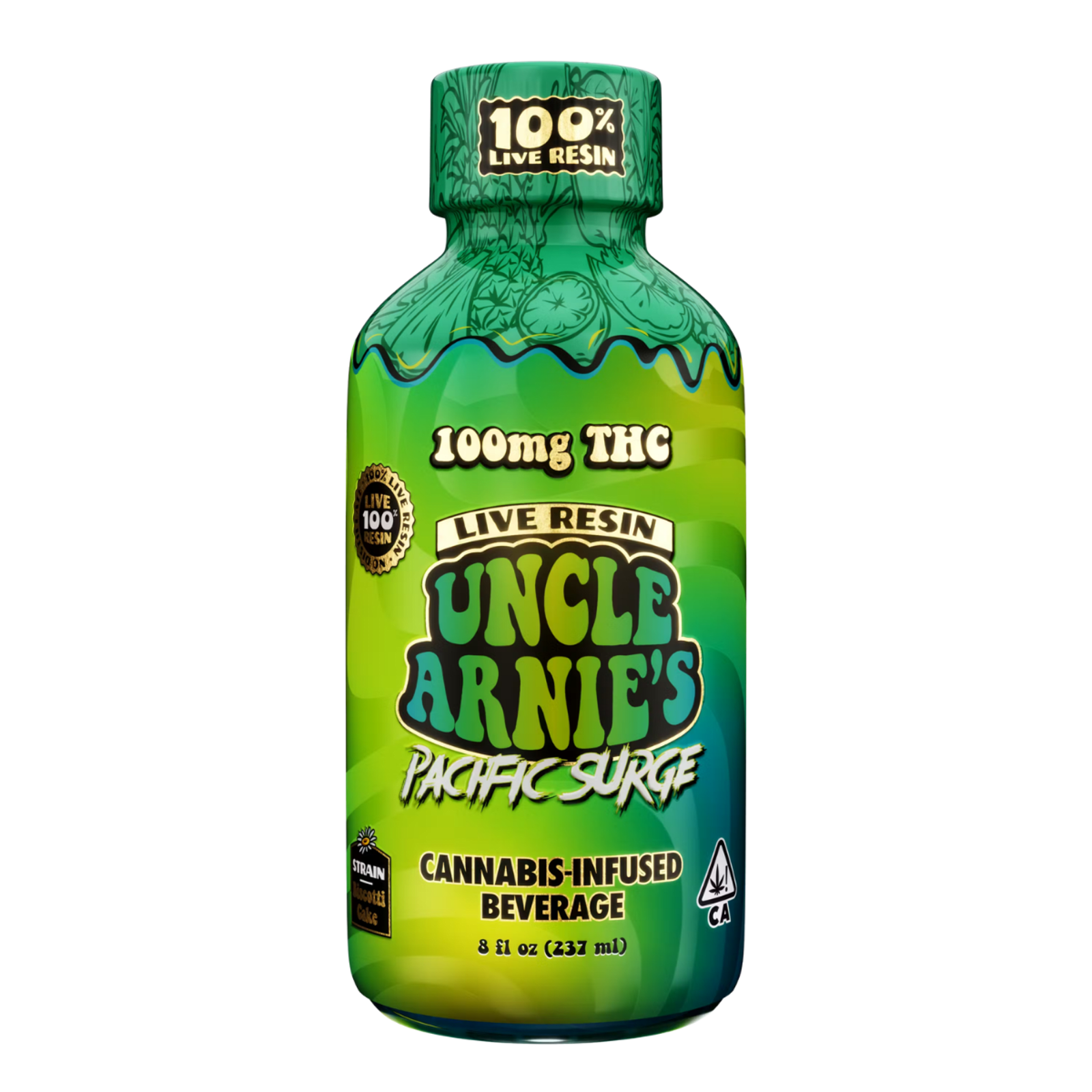 Pacific Surge | 8oz 100% Live Resin Beverage | Uncle Arnie's