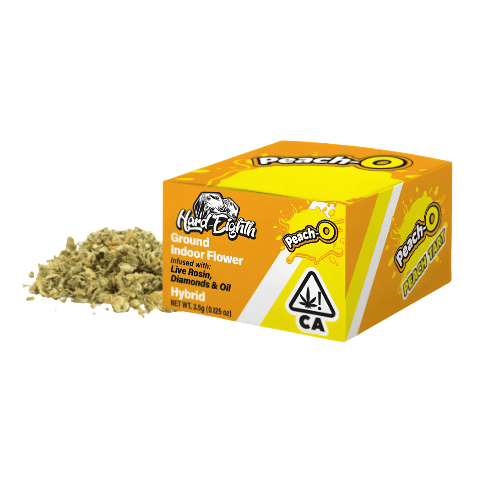Peach-O (H) | 3.5g Infused Flower | Hard Eighth