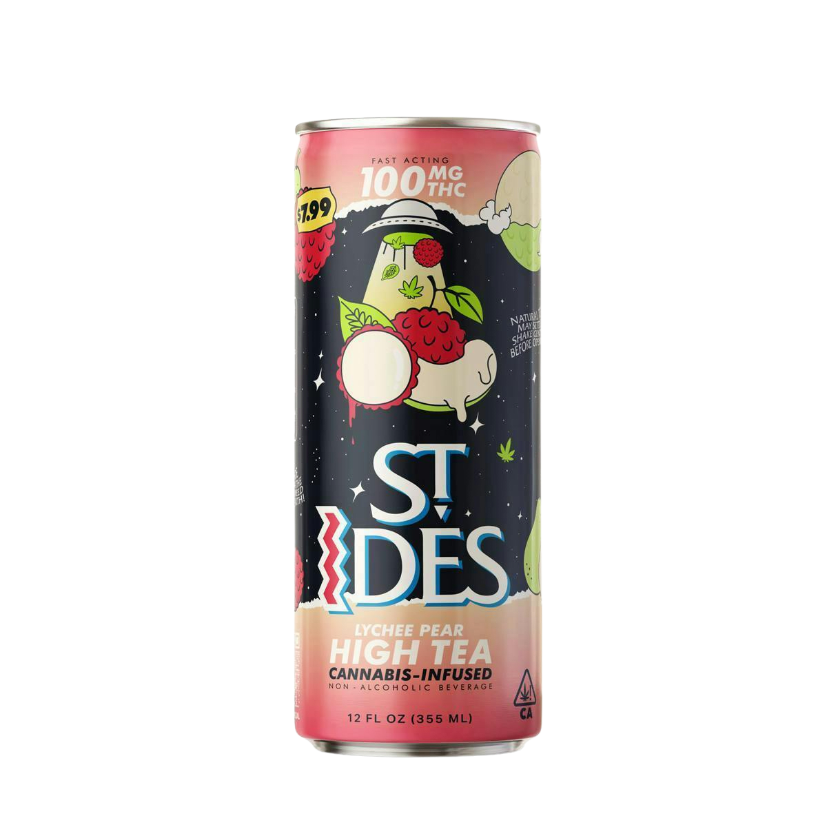 Pear Lychee Tea (Single) | 100mg 12oz High Tea | St Ides