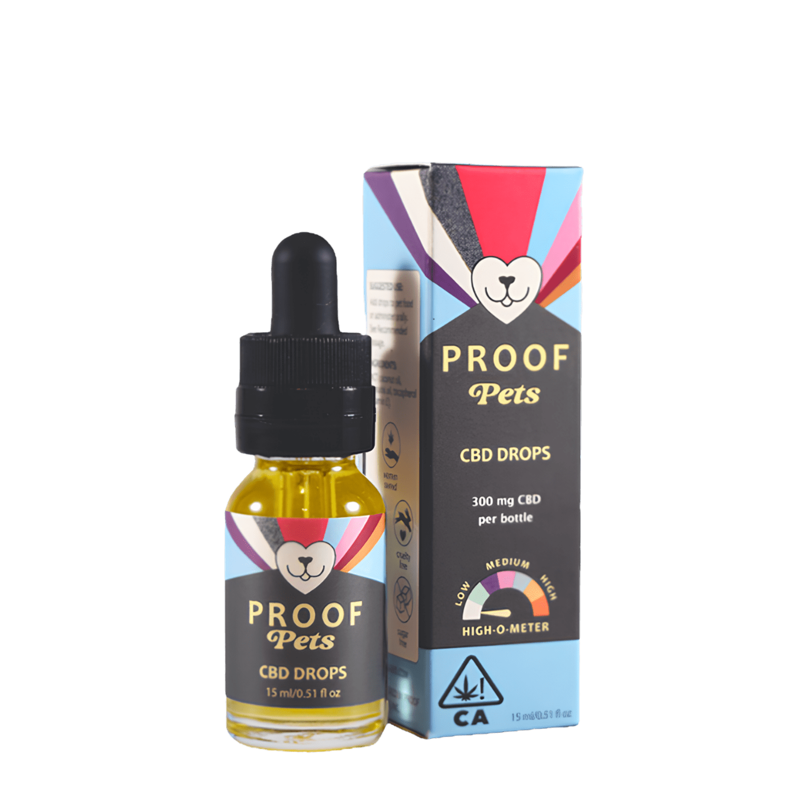 Pets CBD Drops | (15ml) CBD Tincture Animal Product | Proof