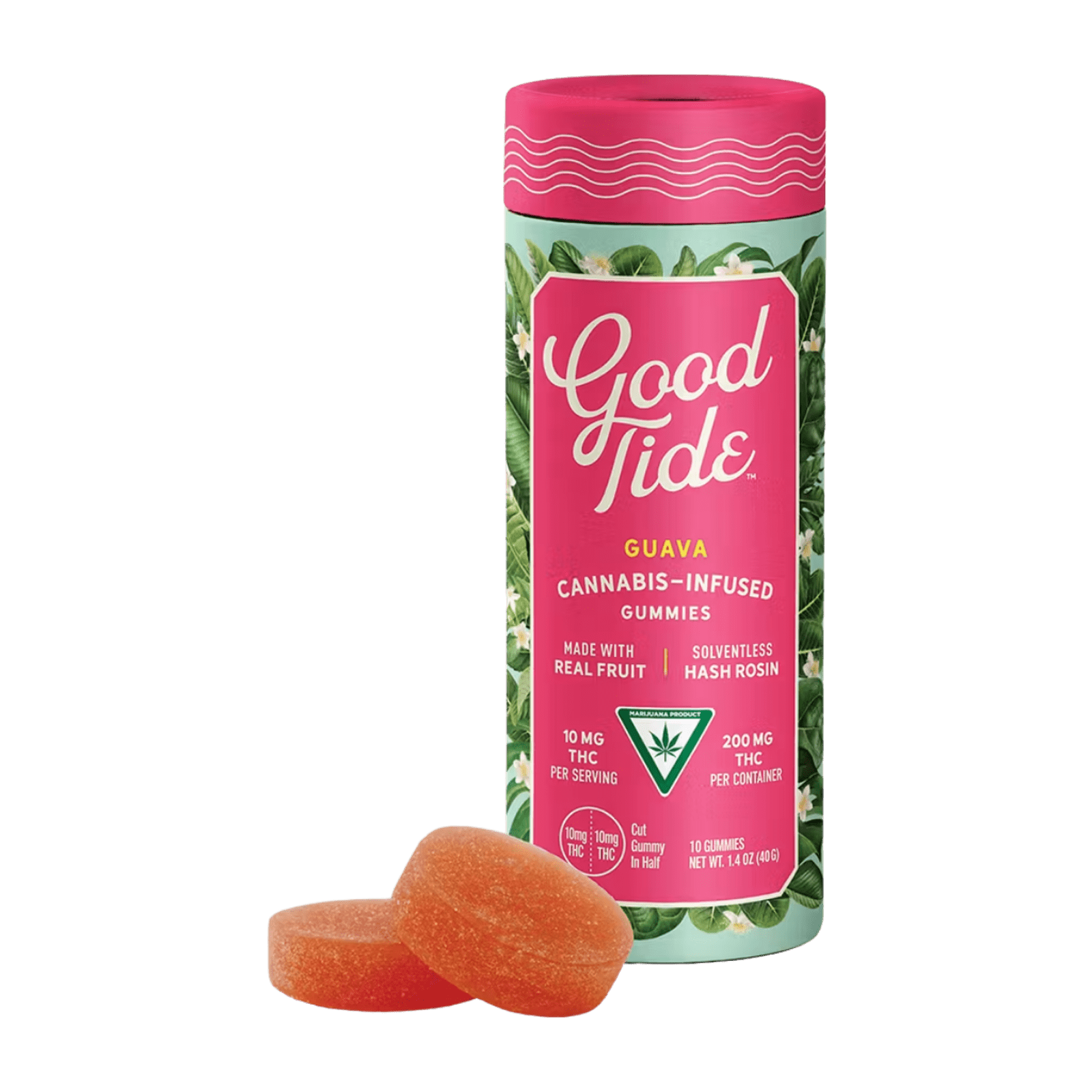 Guava (H) | 100mg Rosin Gummies | Good Tide