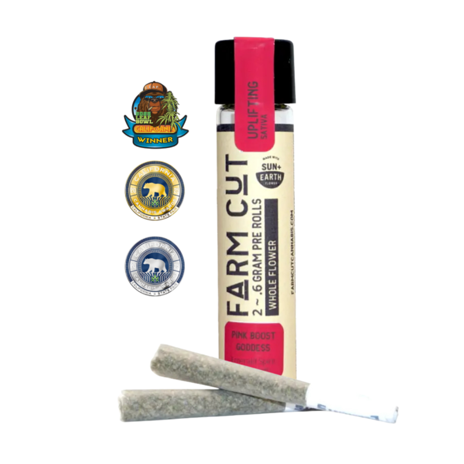 Pink Boost Goddess THCV | .6g 2pk Prerolls | Emerald Spirit Botanicals