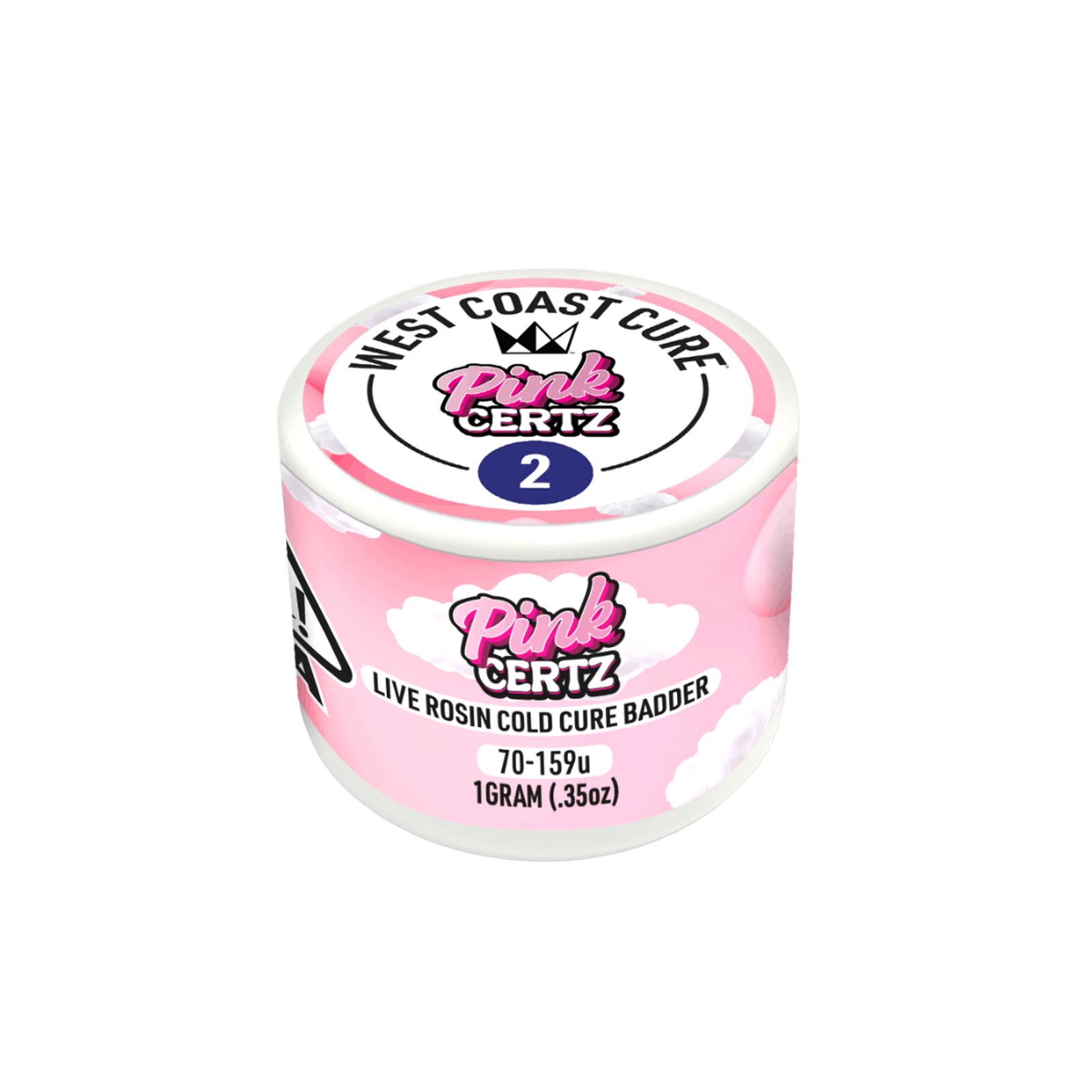Pink Certz (H) | 1g Tier 2 Live Rosin Cold Cure Badder | West Coast Cure - view 2