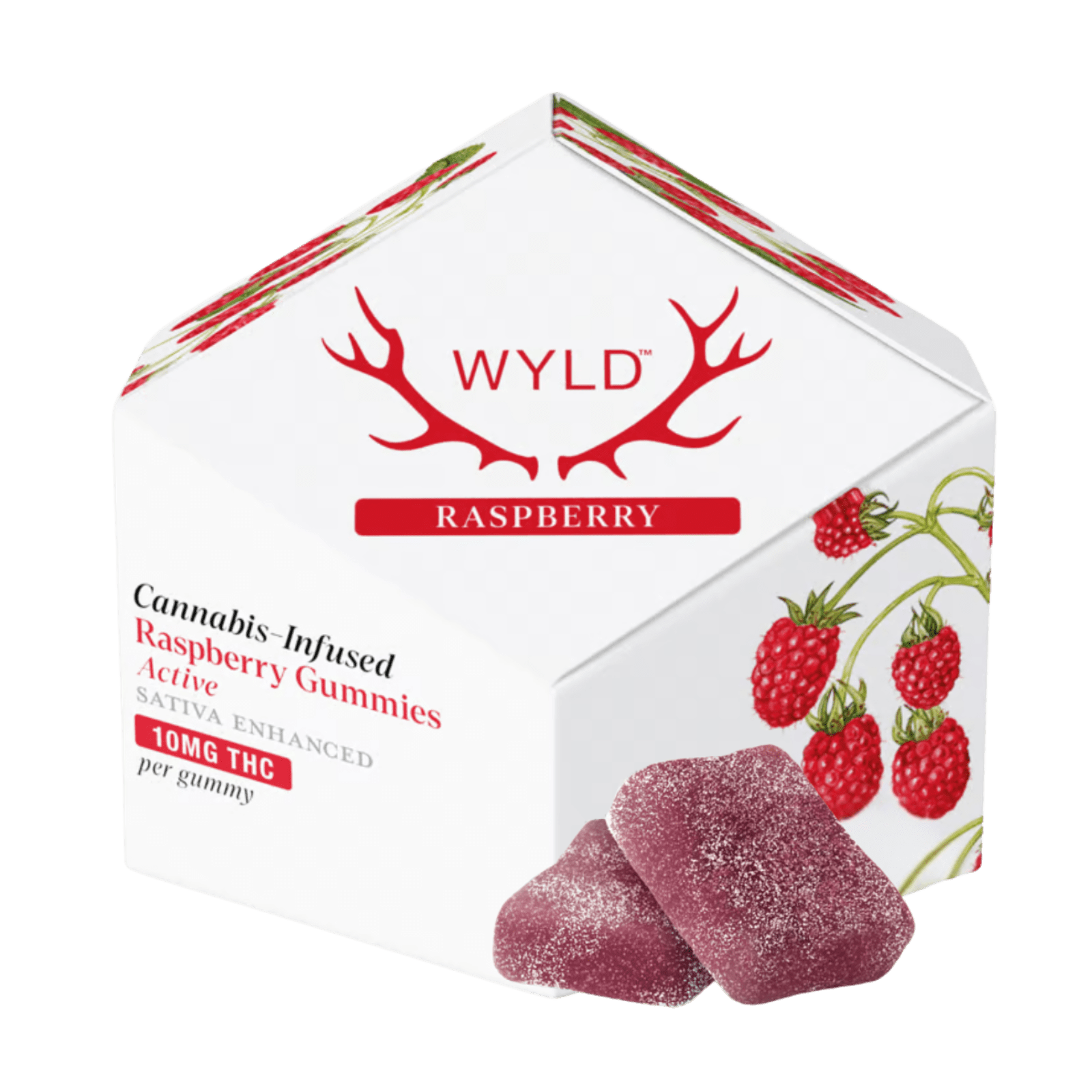 Raspberry (S) | 10mg THC 10Pk Gummies | Wyld