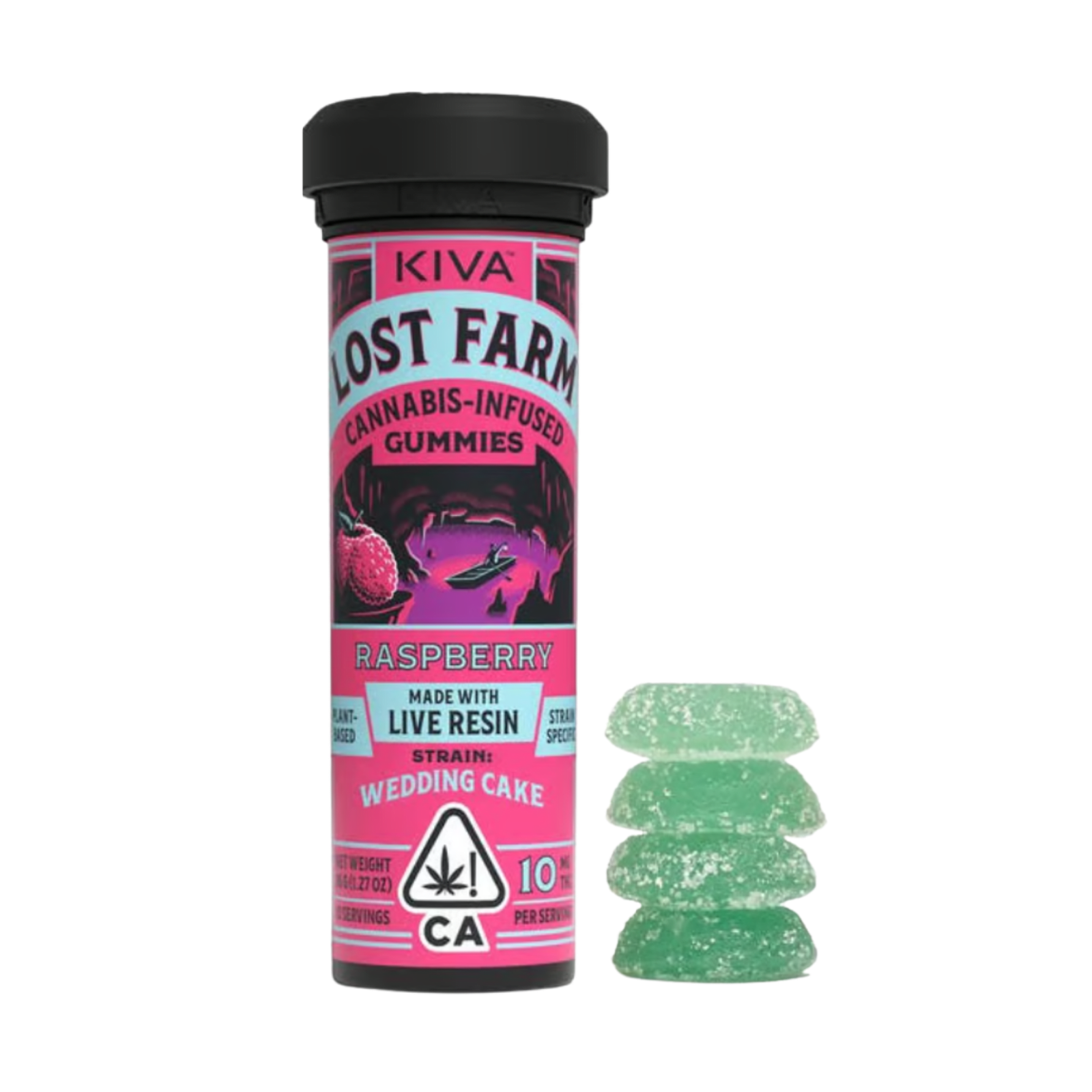 Raspberry (Wedding Cake) (H) | Lost Farm Gummies 100mg | Lost Farms