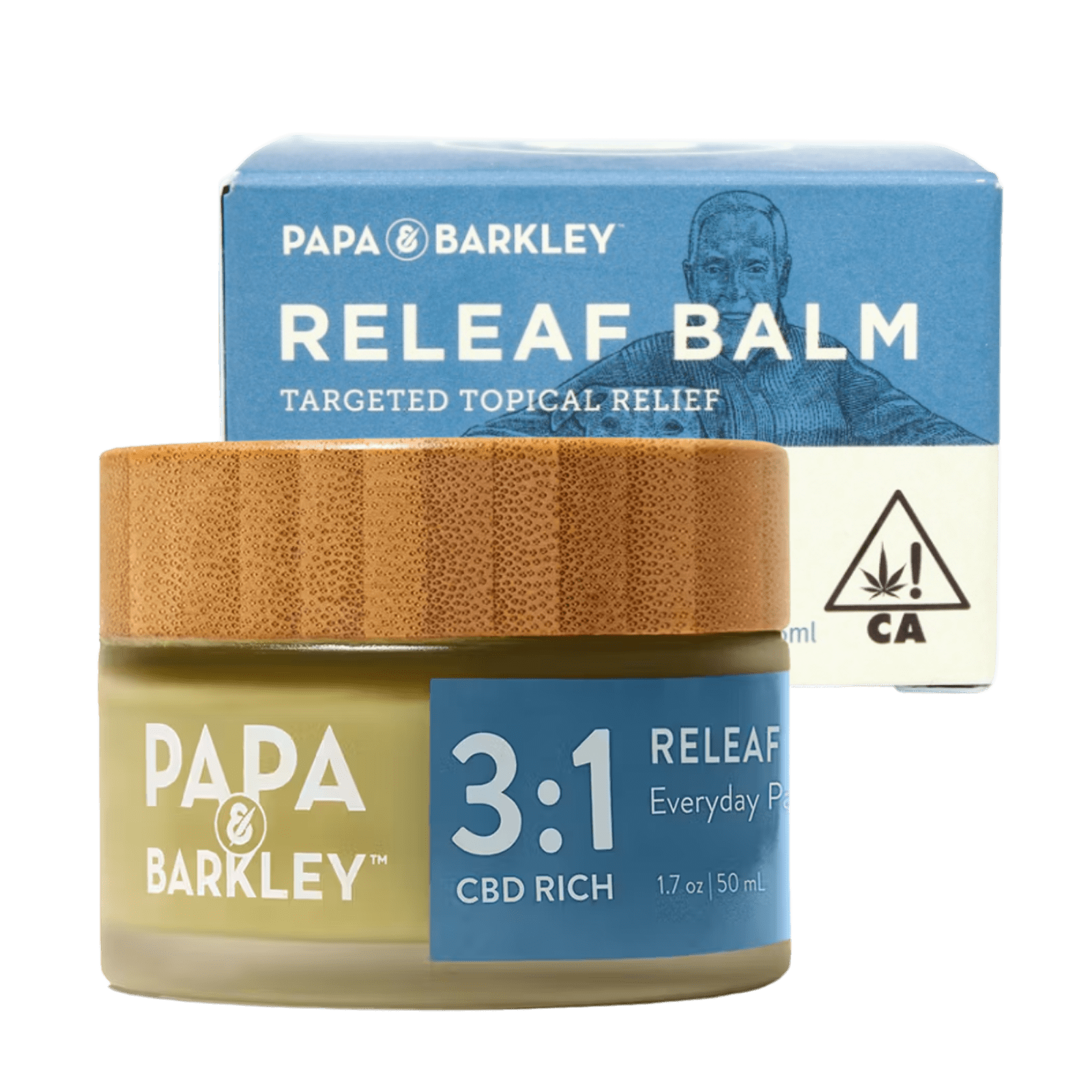 Releaf Balm | 15ml 3:1 CBD:THC | Papa & Barkley