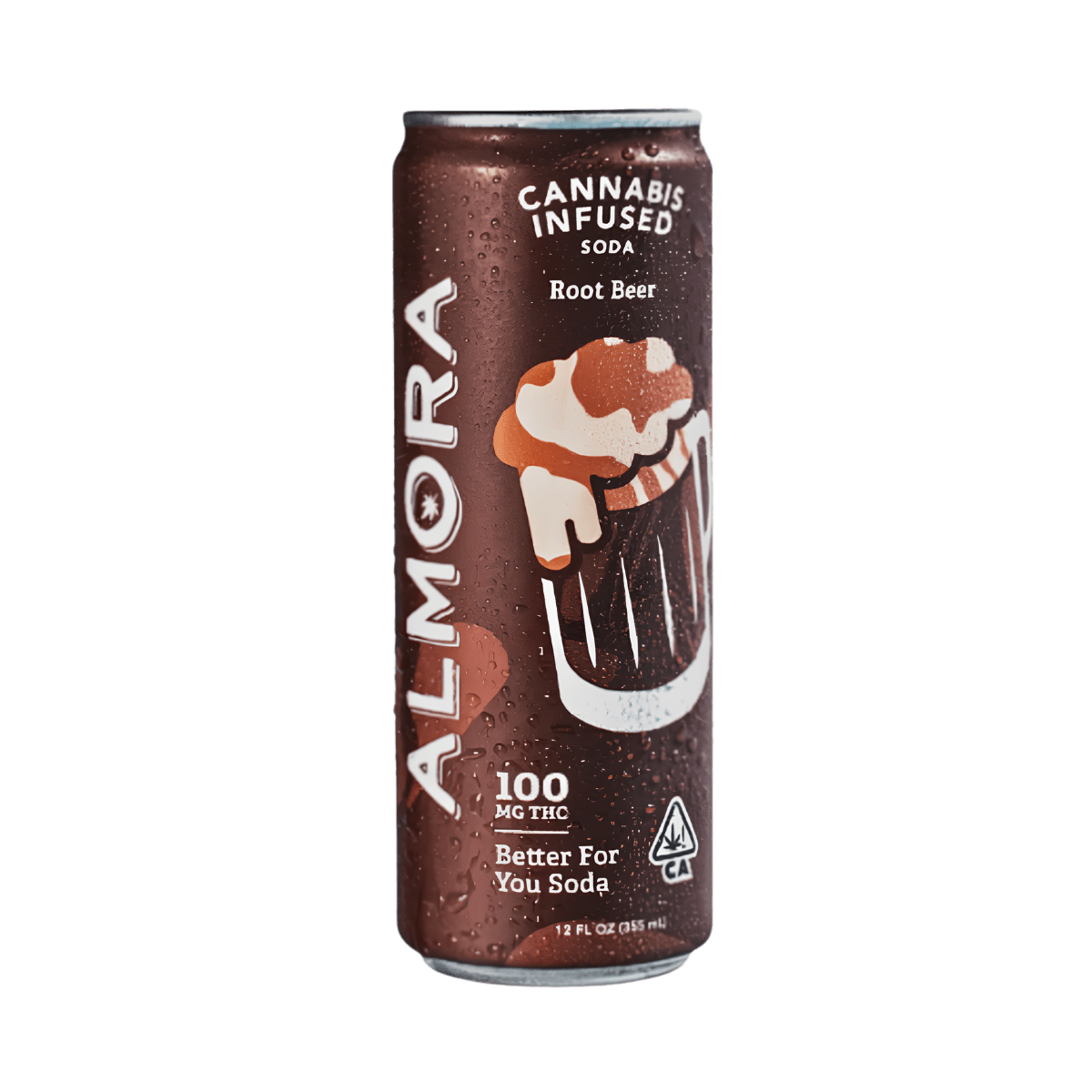 Root Beer | 12oz 100mg Prebiotic Soda | Almora Farms