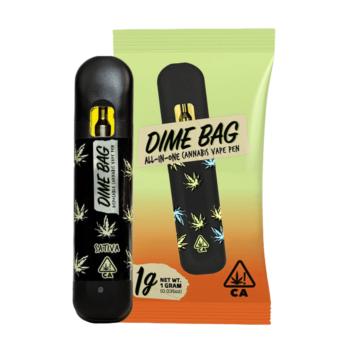 Green Crack (S) | 1g All-In-One Vape | Dime Bag