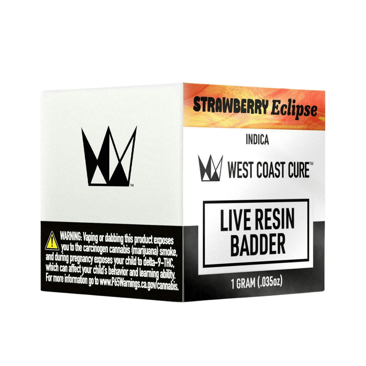 Strawberry Eclipse (I) | 1g Live Resin Badder | West Coast Cure
