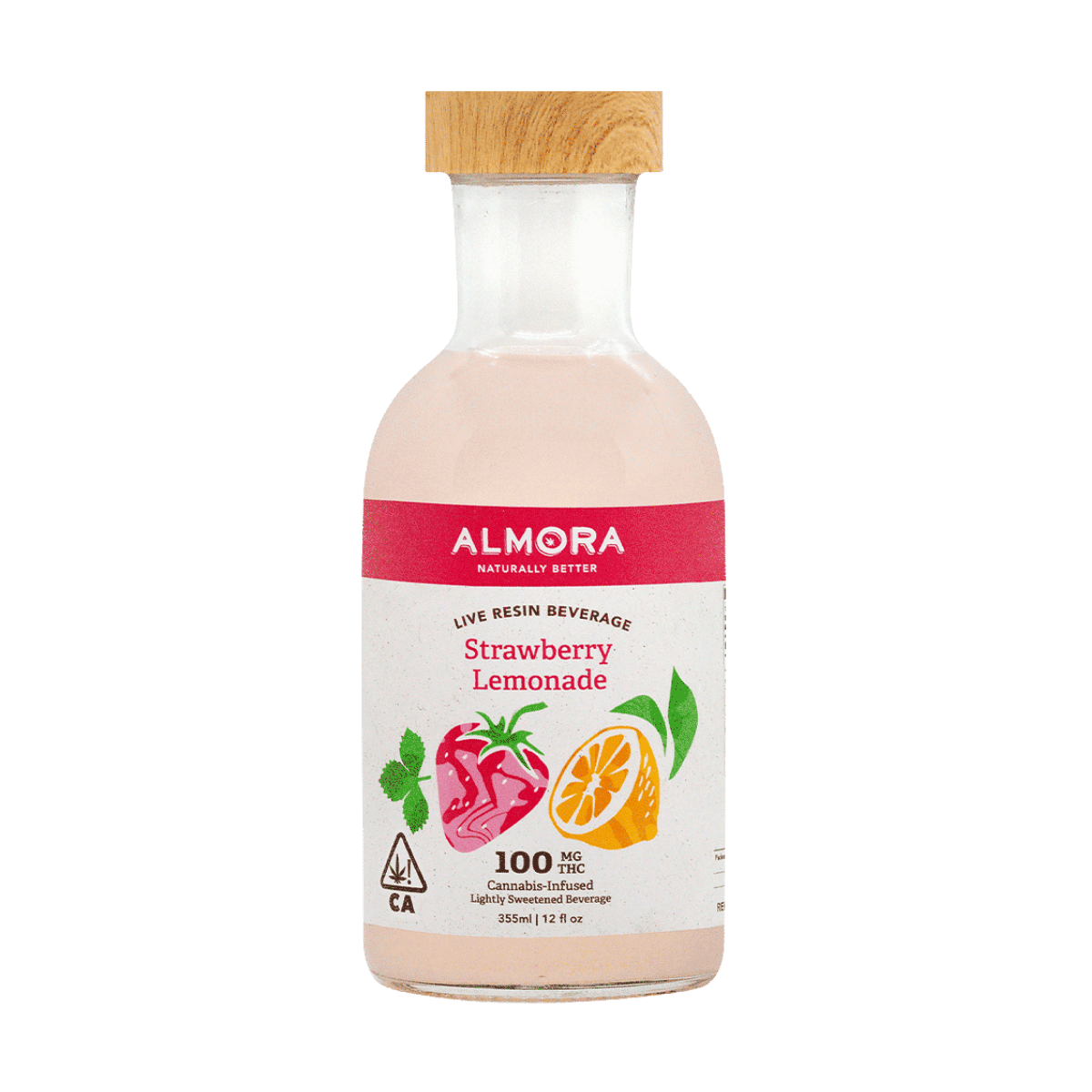 Strawberry Lemonade | 12oz 100mg Beverage | Almora Farms