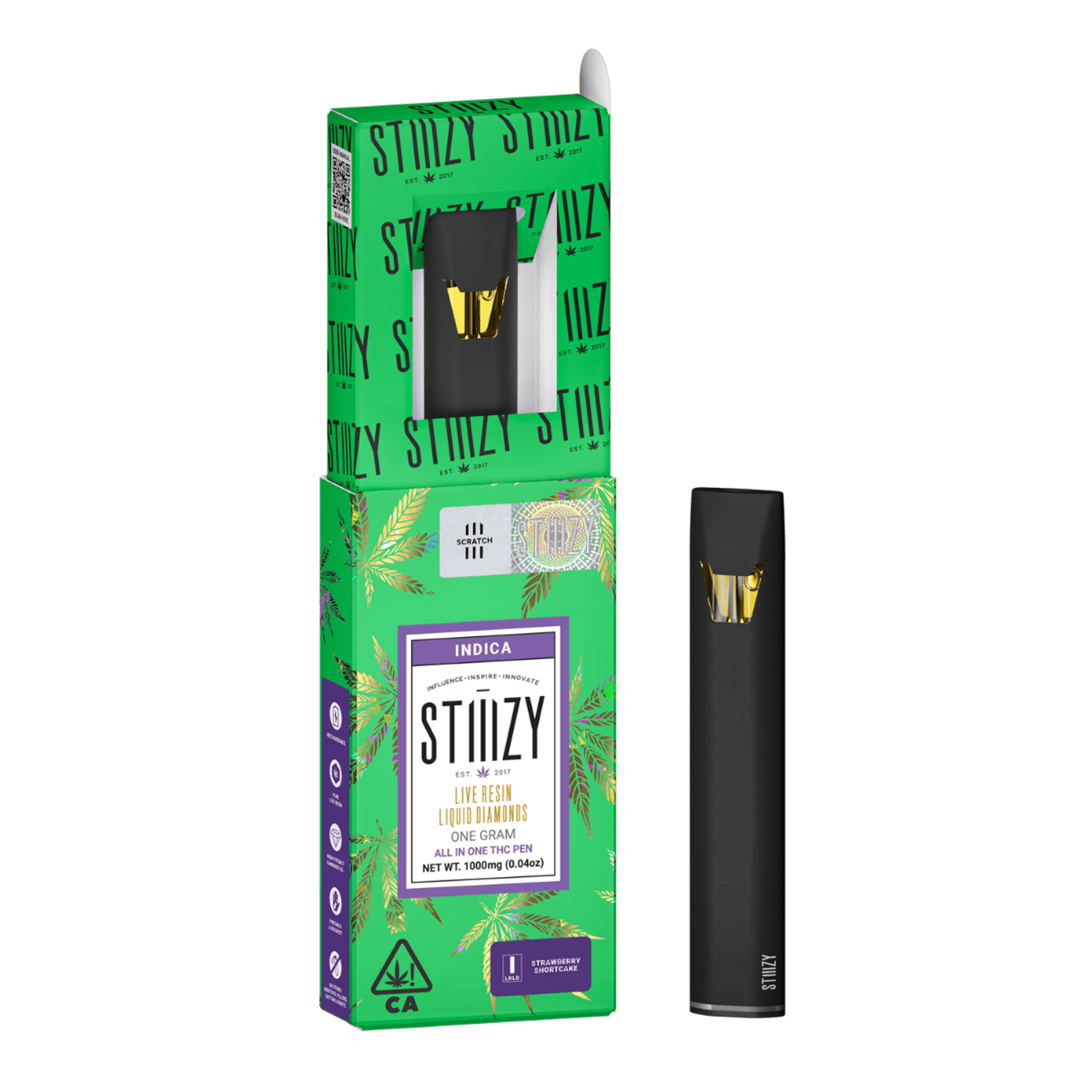 Strawberry Shortcake (I) | 1g All In One Liquid Diamonds Vape | Stiiizy