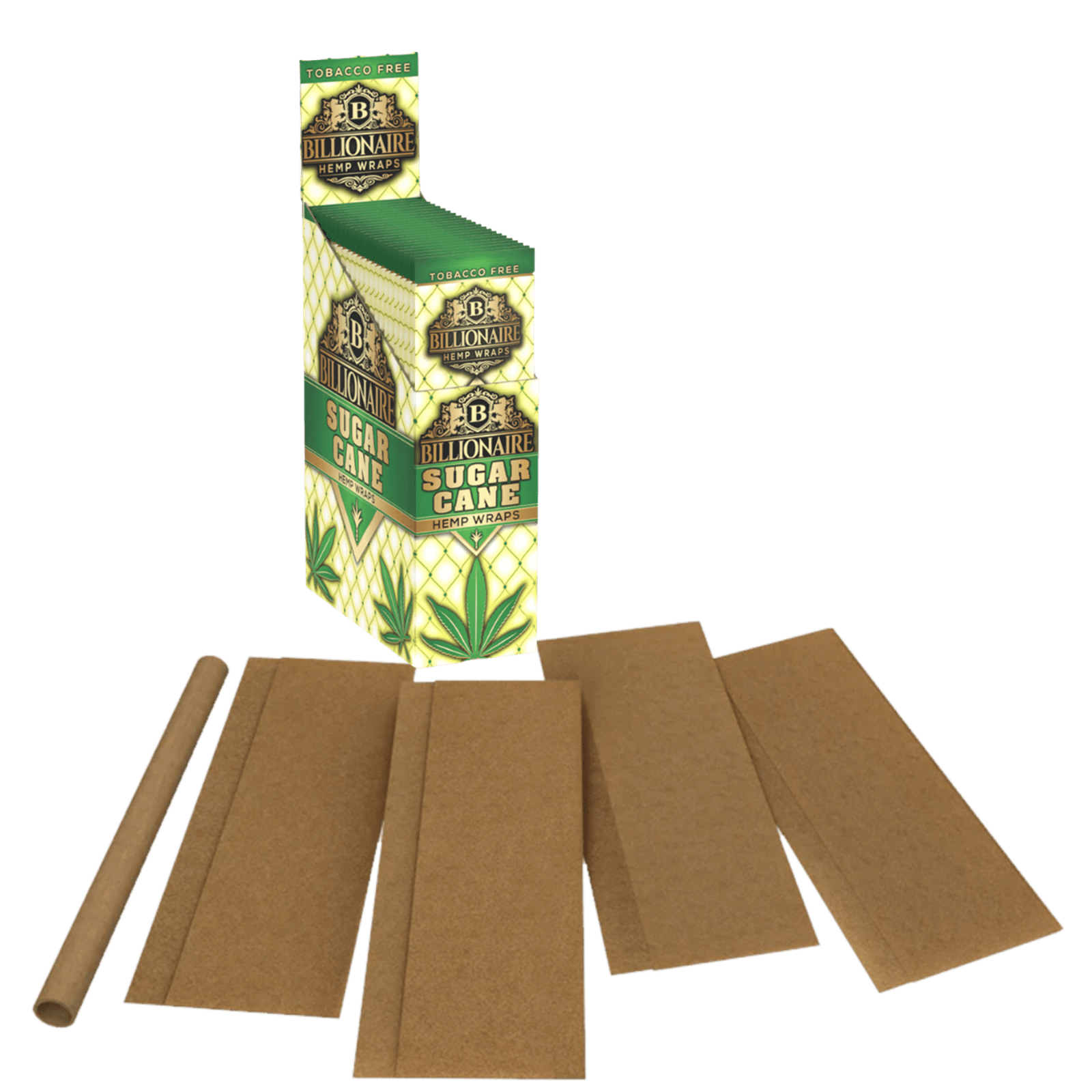 Sugar Cane | 2pk Hemp Wrap | Billionaire Blunt Wraps