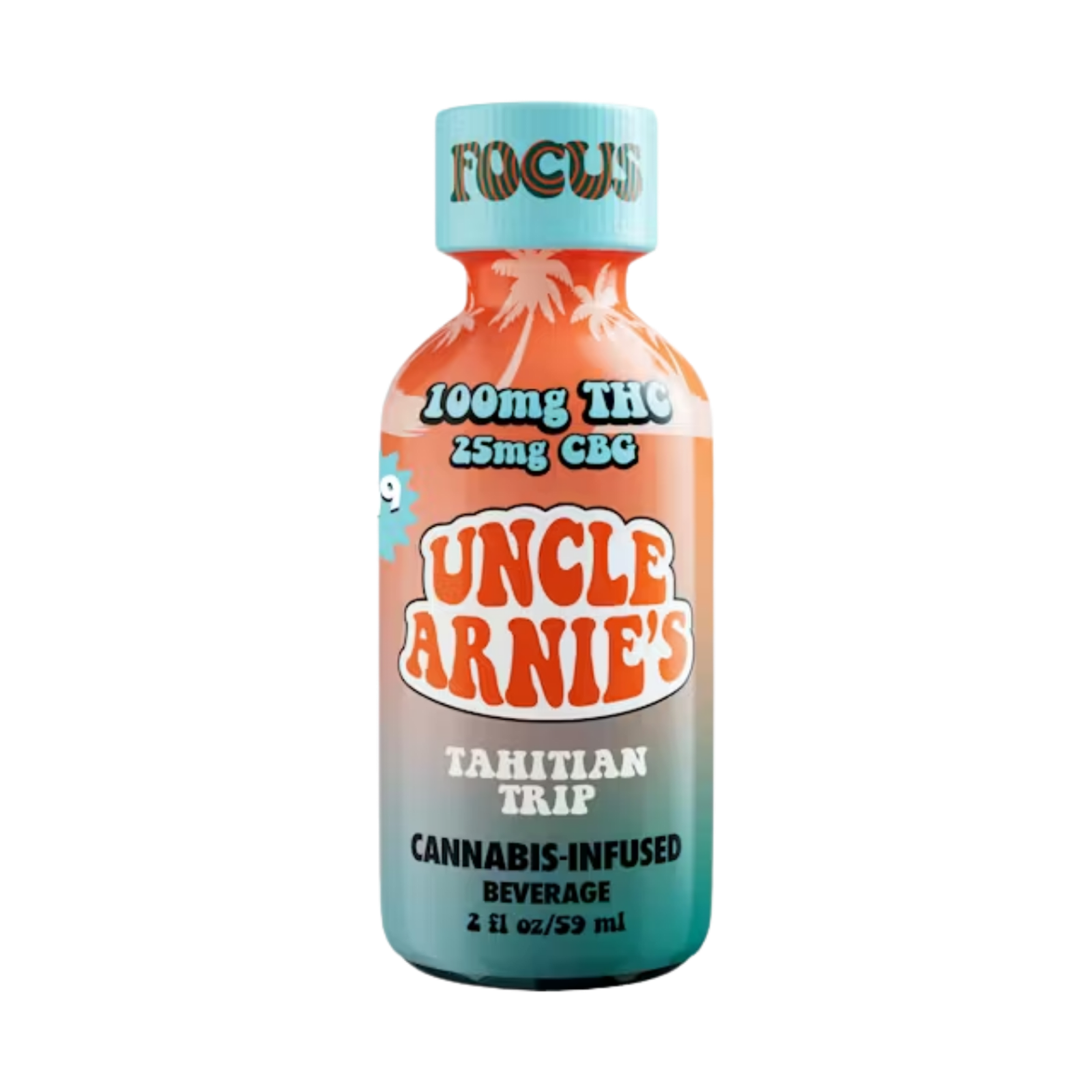 Tahitian Trip | 2oz 4:1 THC:CBG 100mg Beverage | Uncle Arnie's