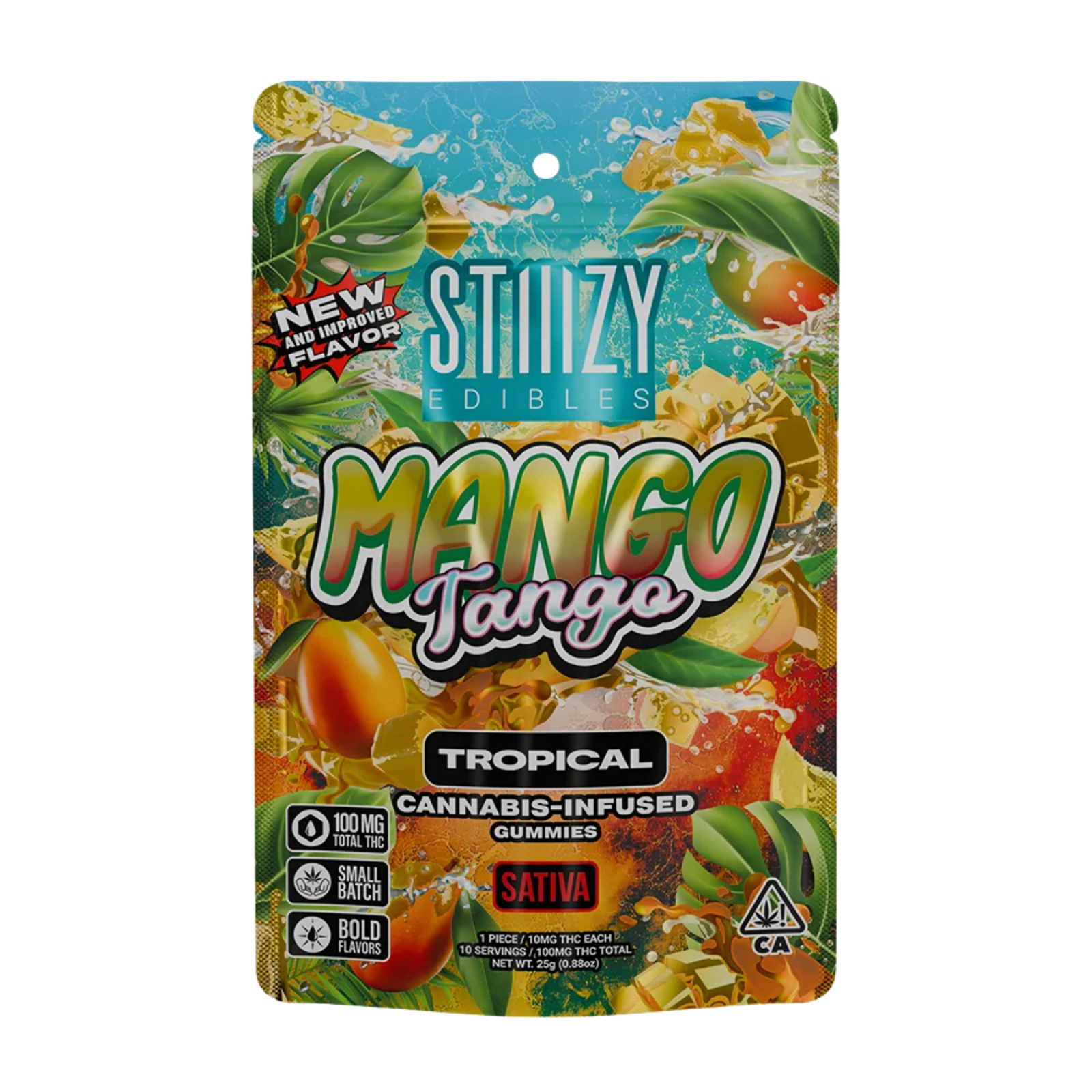 Tropical Mango Tango (H) | 10mg 10pk Fast Acting Nano Enhanced Gummies | Stiiizy