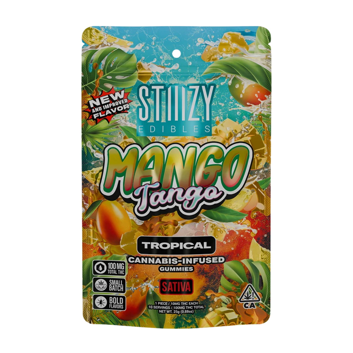 Tropical Mango Tango (H) | 10mg 10pk Fast Acting Nano Enhanced Gummies | Stiiizy