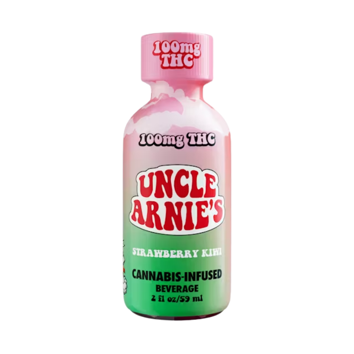 Strawberry Kiwi | 2oz 100mg Beverage | Uncle Arnie's