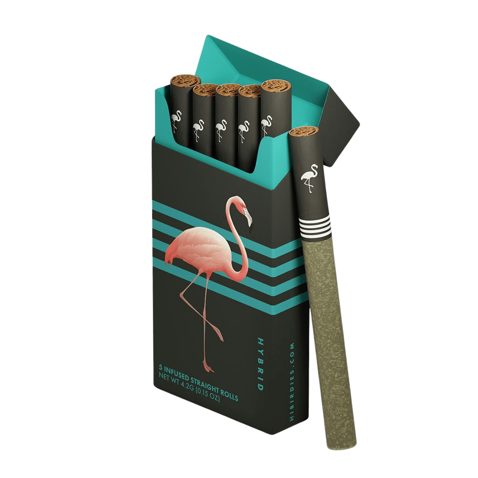 Ultra Hybrid (H) | 0.85g 5pk THCa Solventless Infused Joint | Birdies